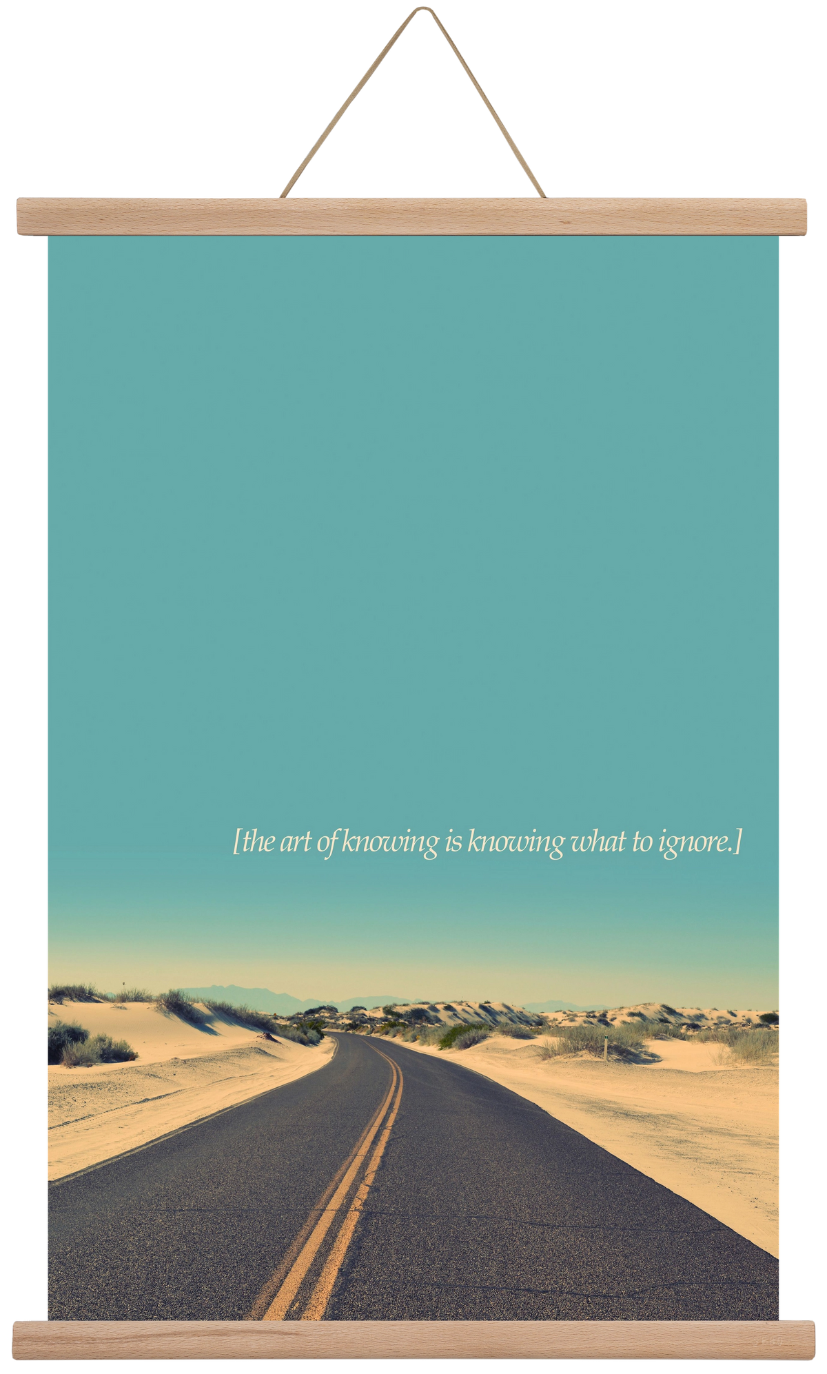 The art of knowing, 40x60 cm (40x60 cm), Tölgy akasztó