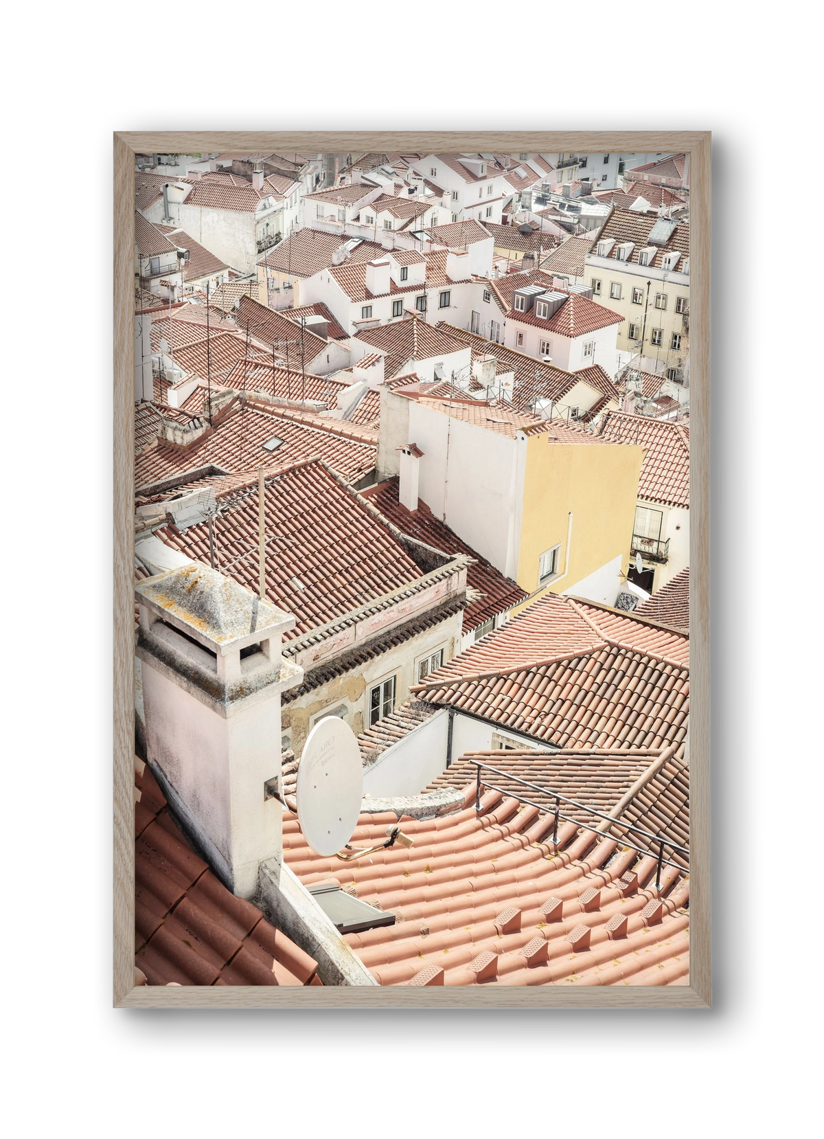 Alfama, 30x45 cm (30x45 cm), Tölgy keret