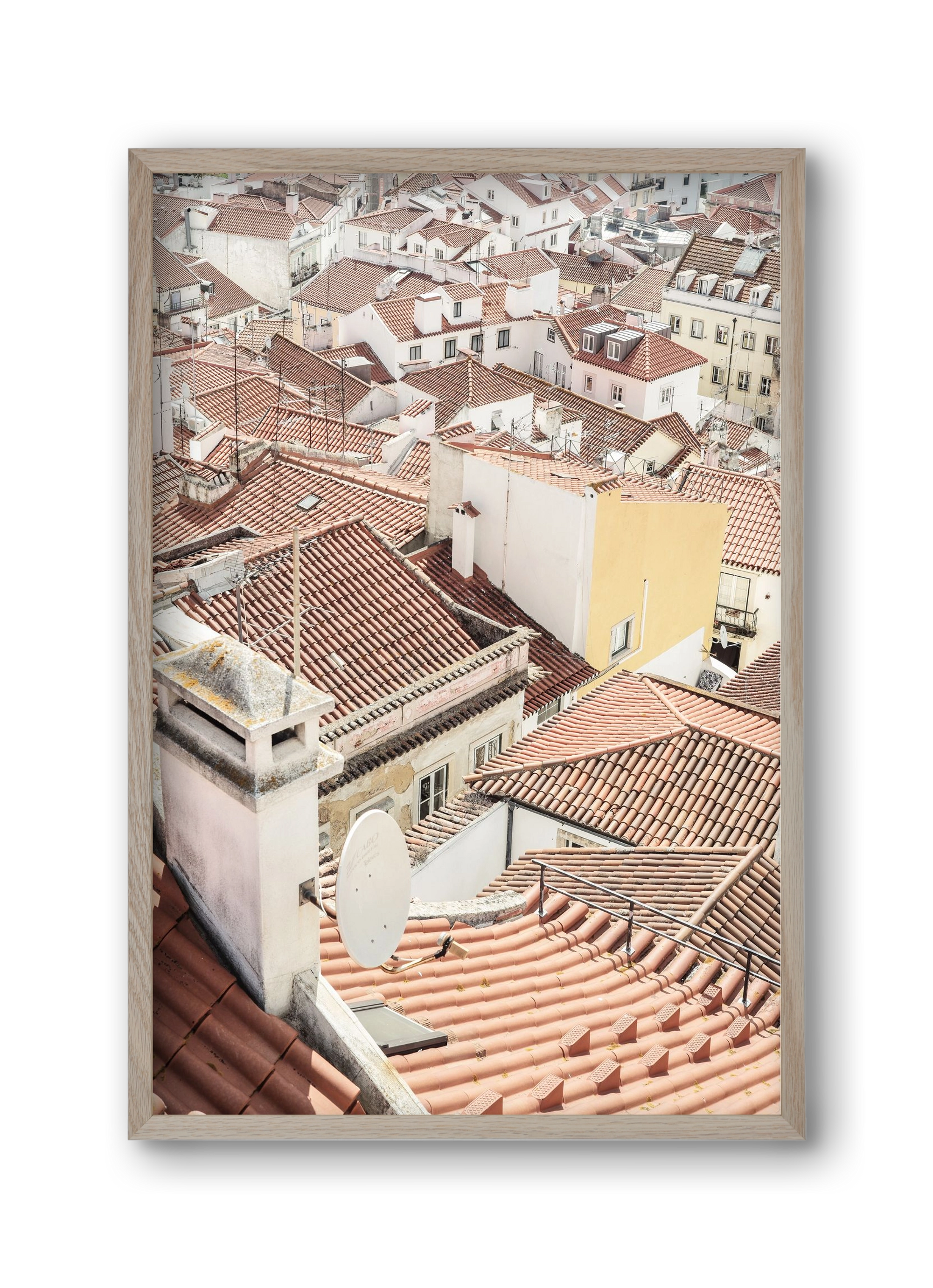 Alfama, 30x45 cm (30x45 cm), Tölgy keret