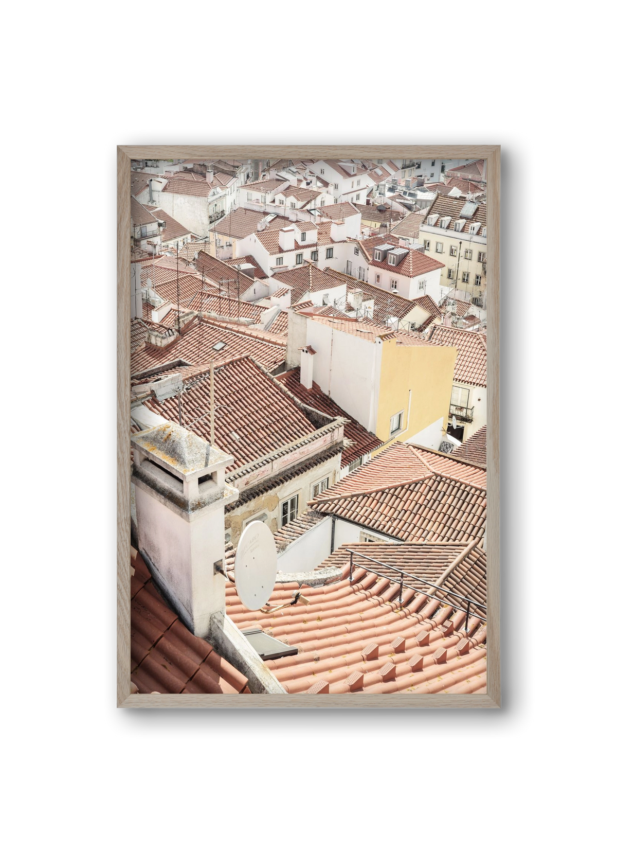 Alfama, 20x30 cm (20x30 cm), Tölgy keret