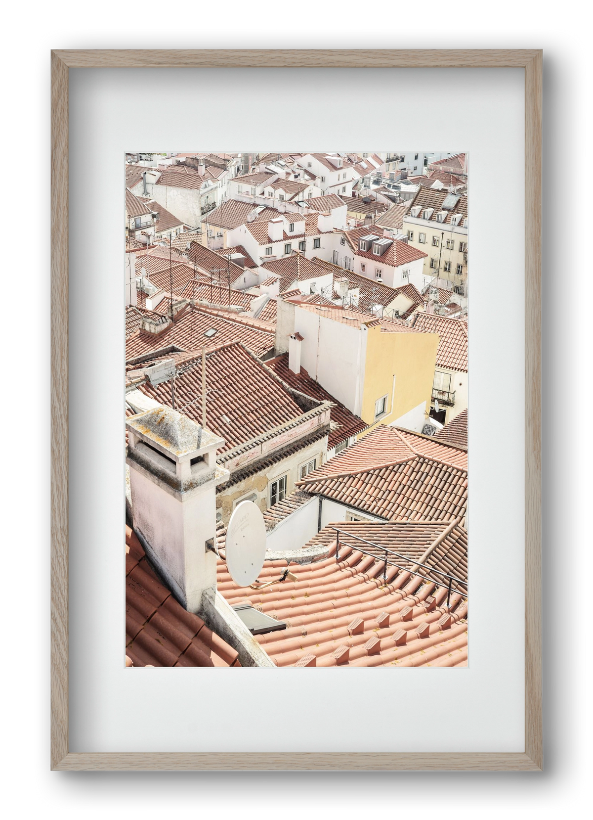 Alfama, 40x60 cm (30x45 cm), Tölgy keret, paszpartuval