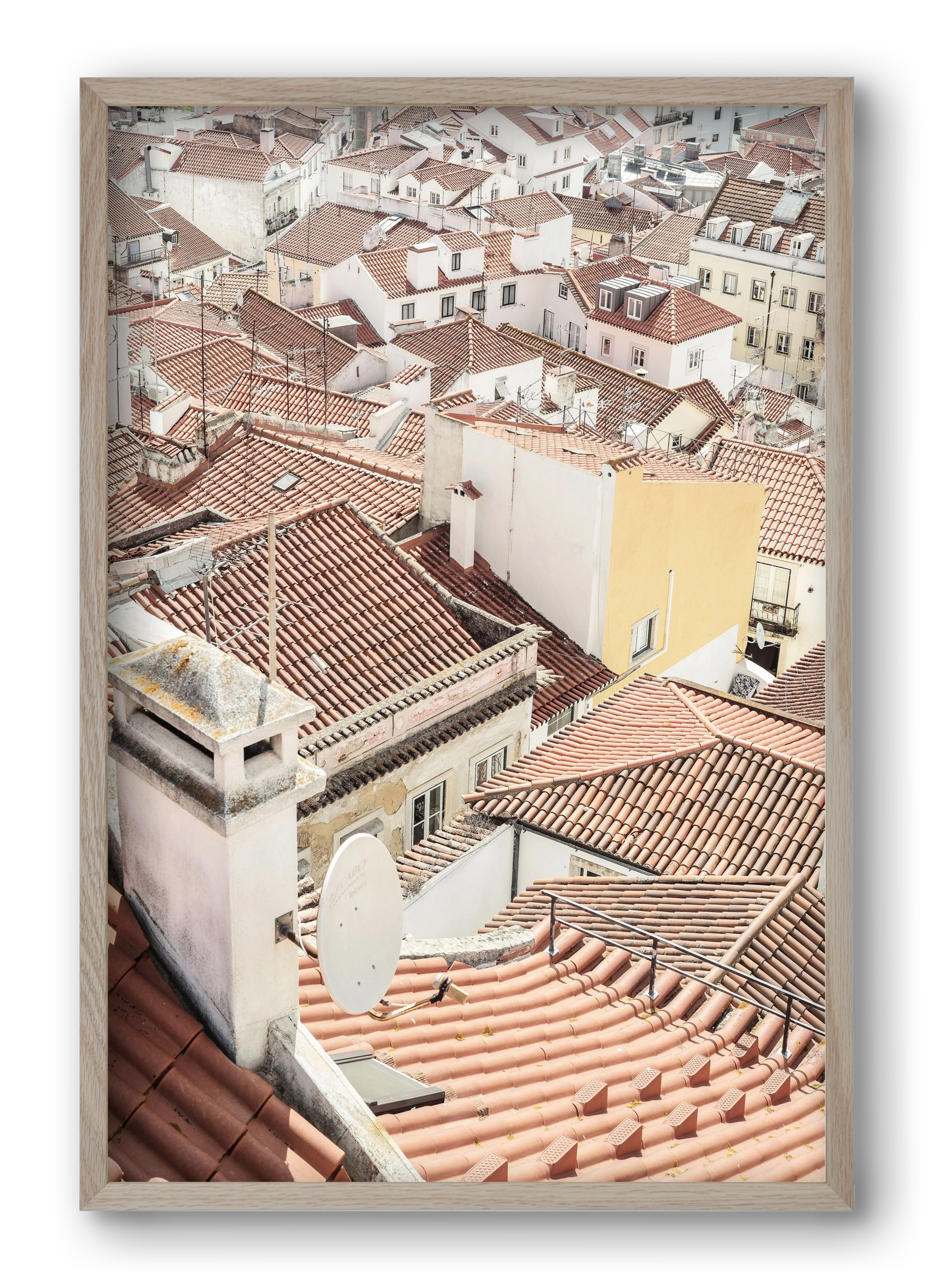Alfama, 40x60 cm (40x60 cm), Tölgy keret