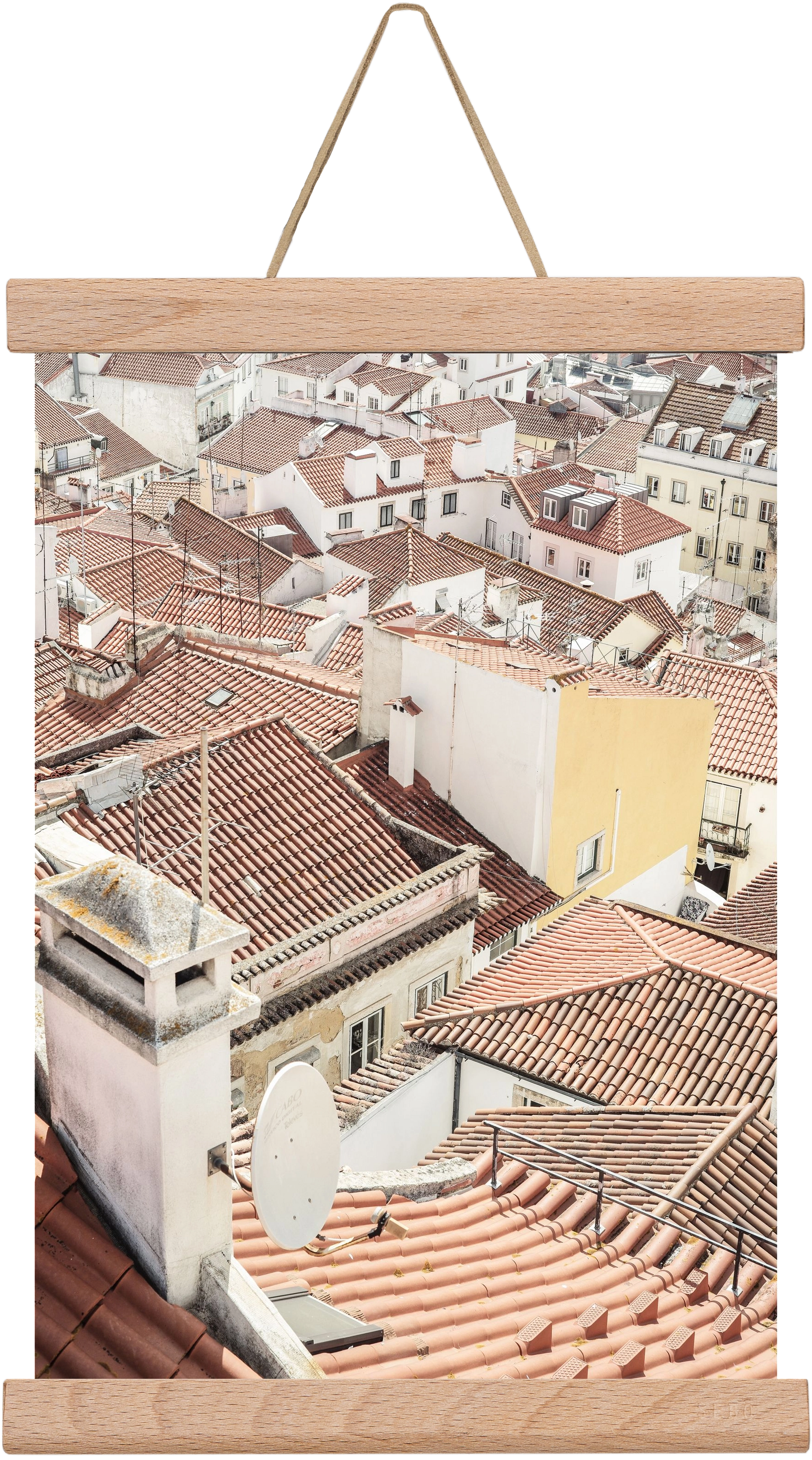 Alfama, 20x30 cm (20x30 cm), Tölgy akasztó