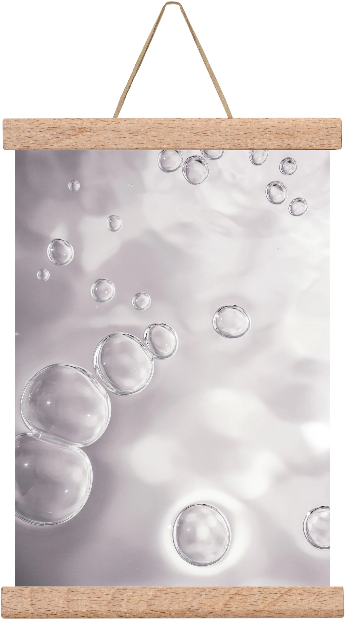 Bubbles, 20x30 cm (20x30 cm), Tölgy akasztó