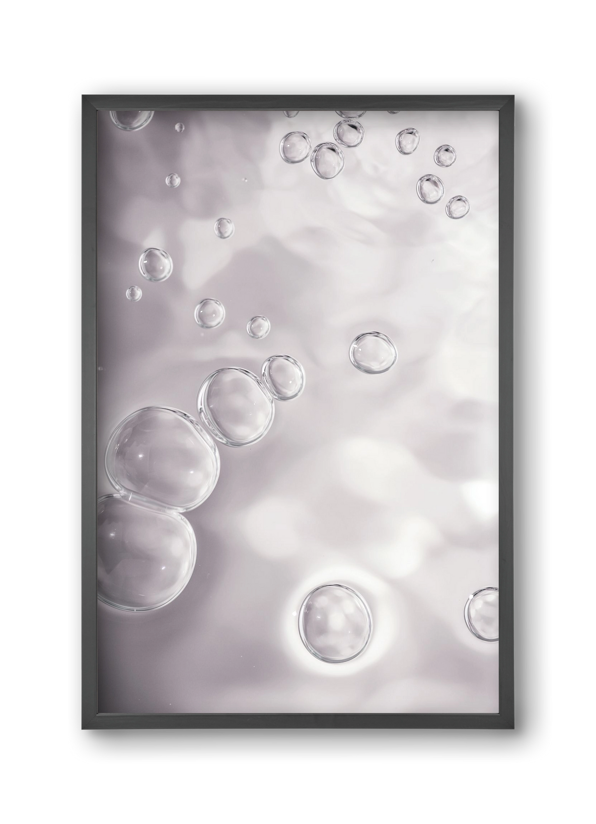 Bubbles, 30x45 cm (30x45 cm), Fekete keret