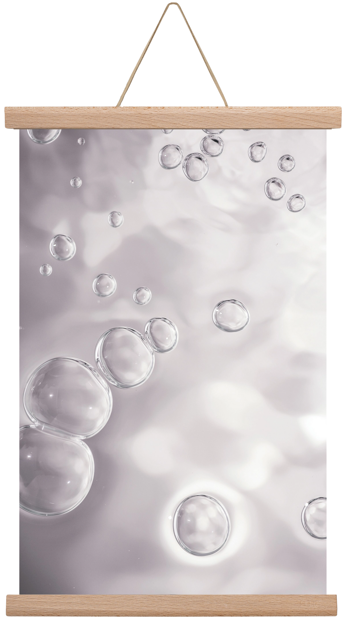 Bubbles, 30x45 cm (30x45 cm), Tölgy akasztó