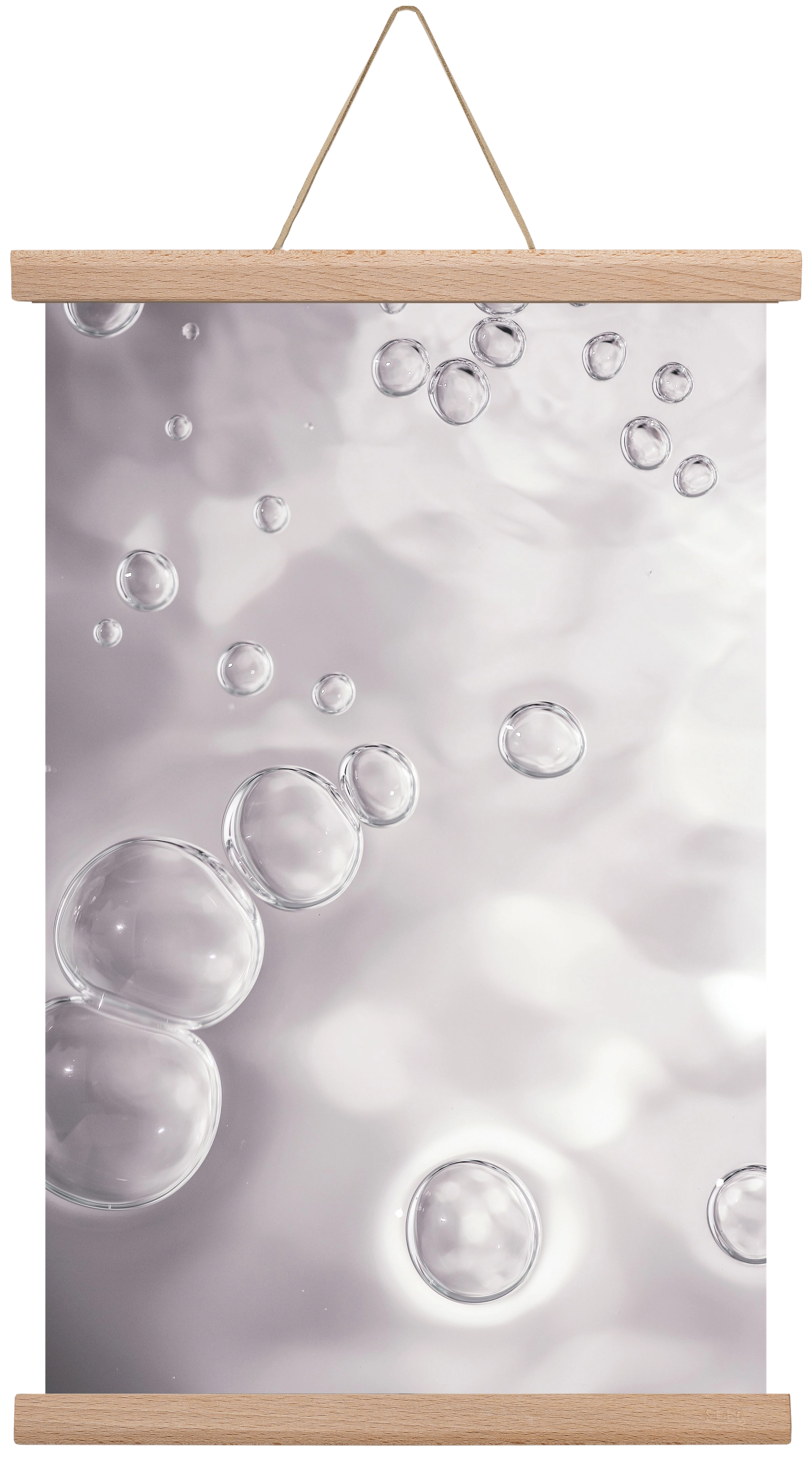 Bubbles, 30x45 cm (30x45 cm), Tölgy akasztó