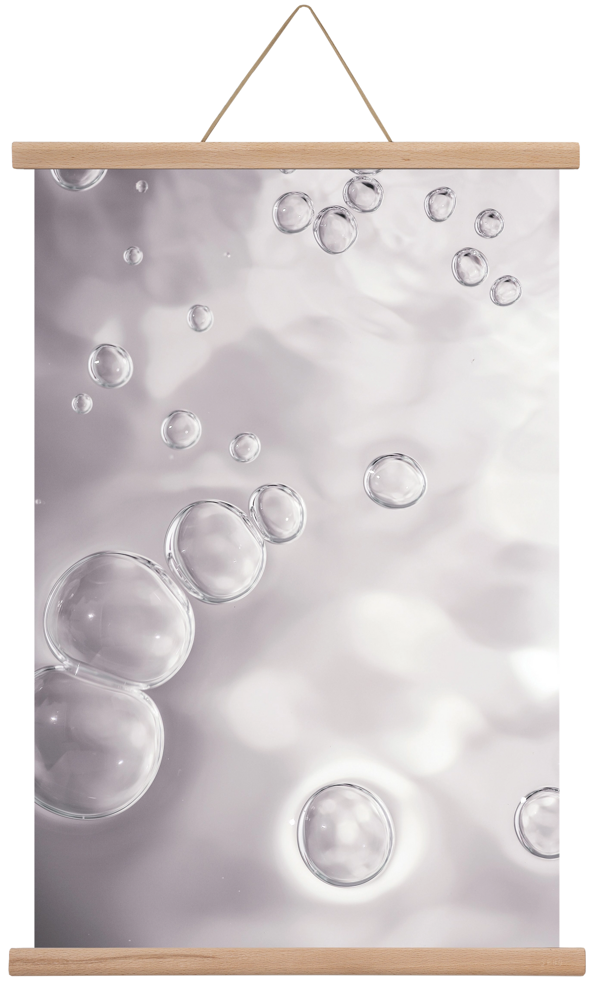 Bubbles, 40x60 cm (40x60 cm), Tölgy akasztó