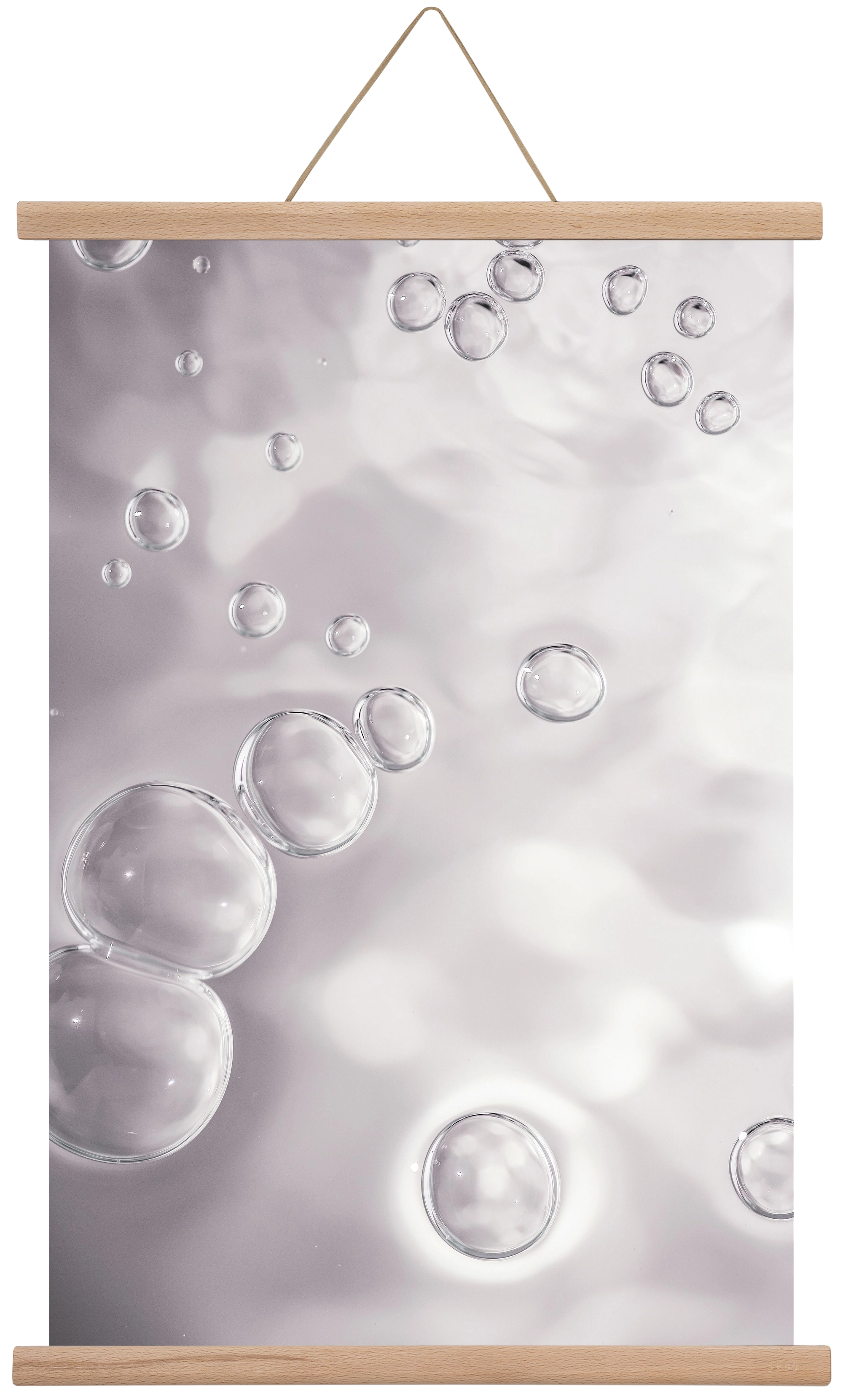 Bubbles, 40x60 cm (40x60 cm), Tölgy akasztó