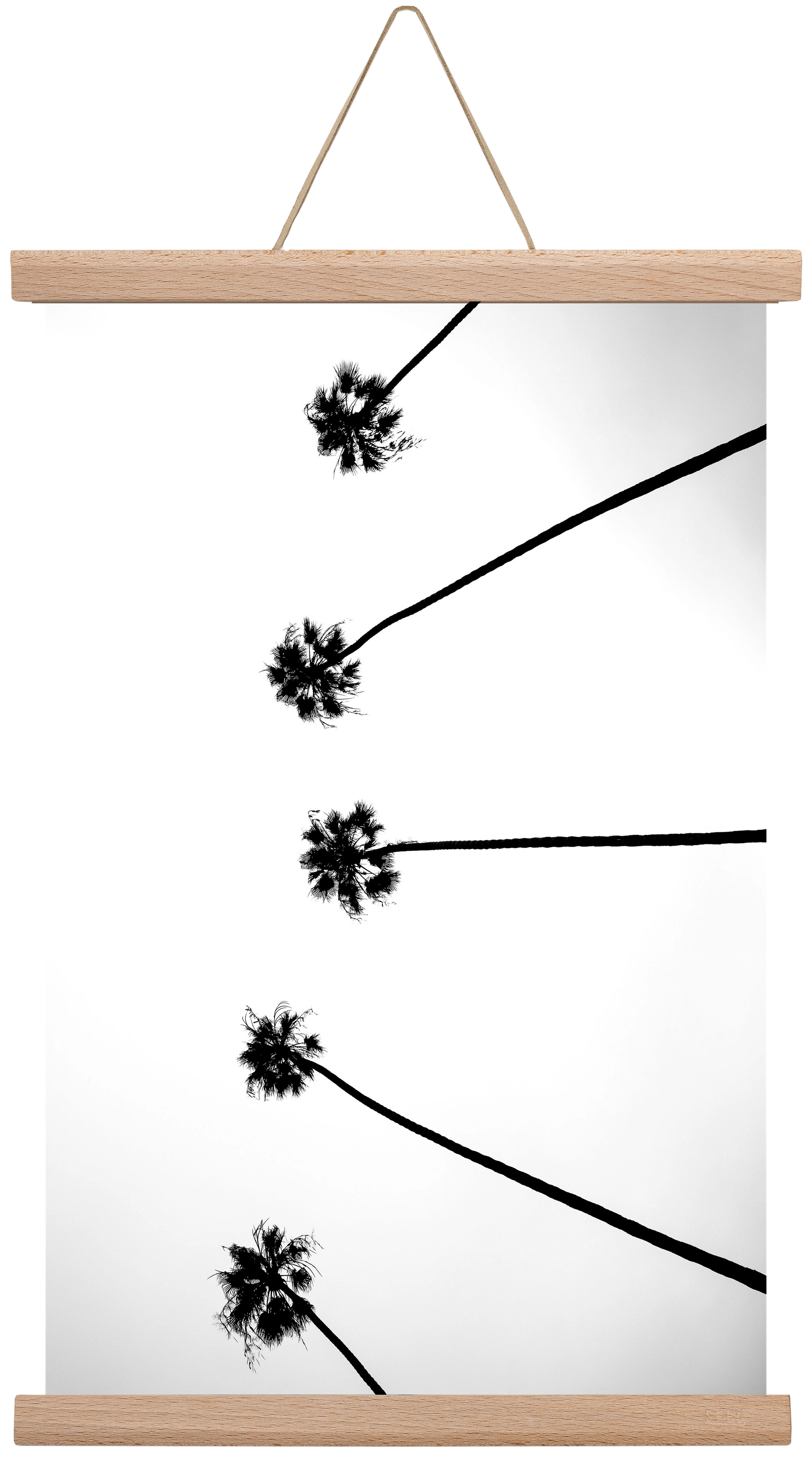 Cali Cathedrals, 30x45 cm (30x45 cm), Tölgy akasztó