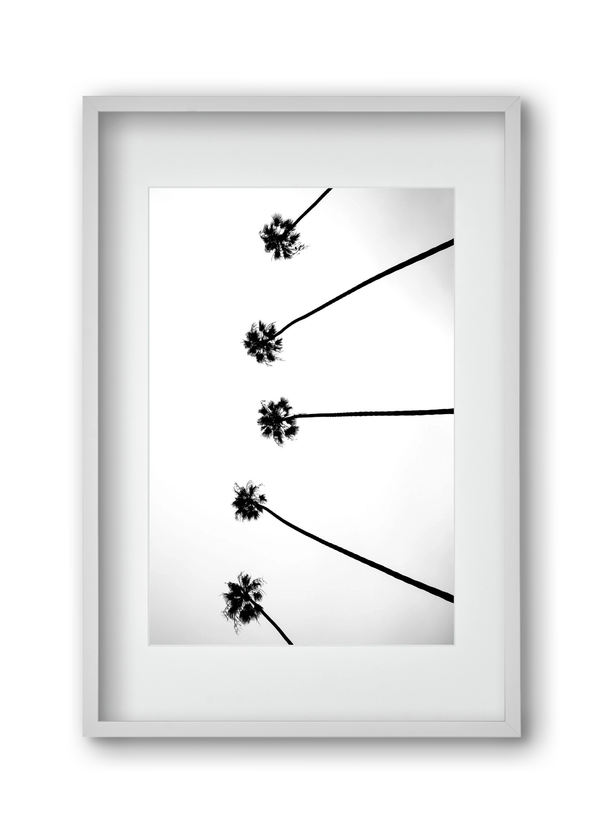 Cali Cathedrals, 30x45 cm (20x30 cm), Fehér keret, paszpartuval