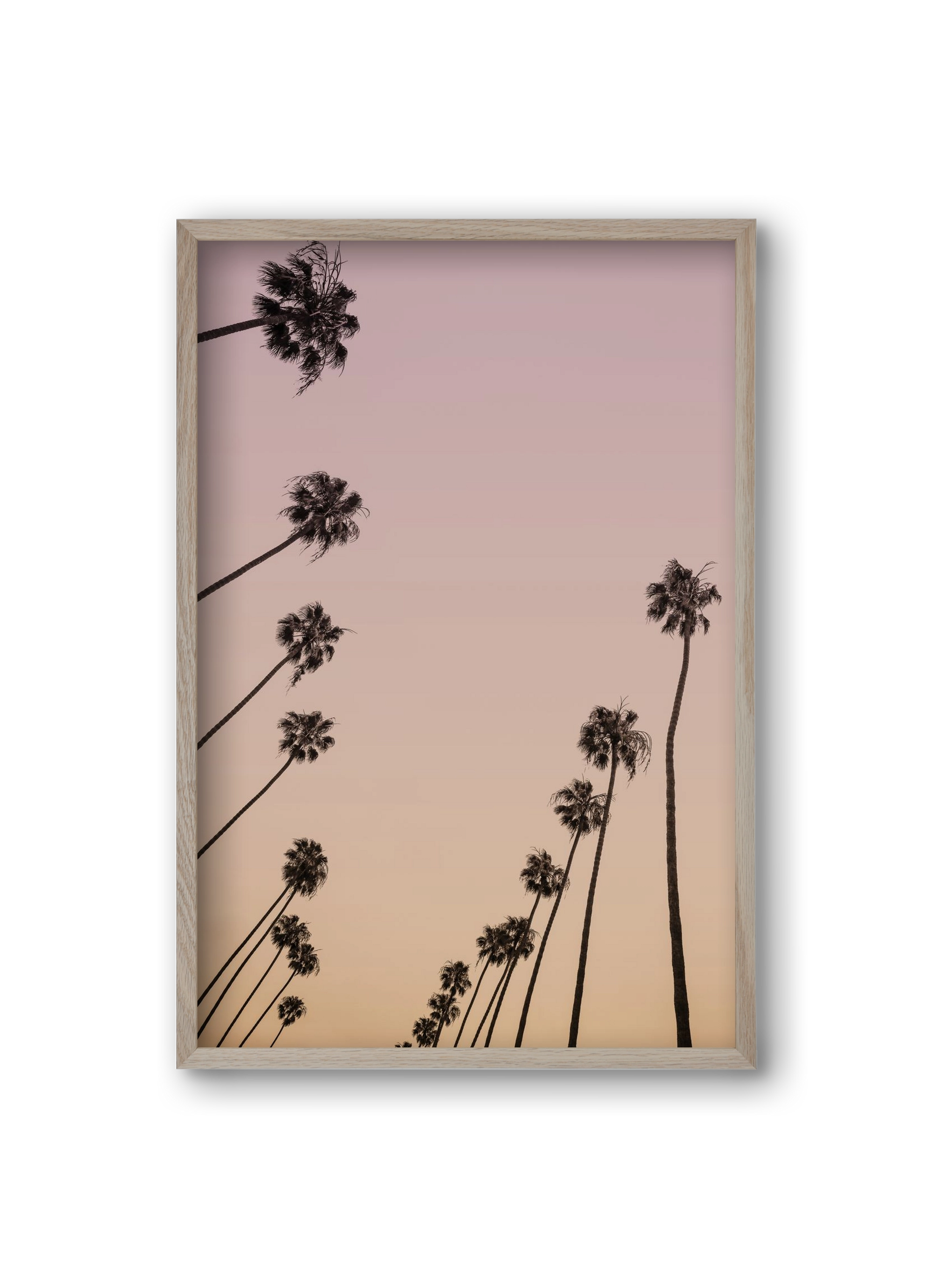 Cali Cathedrals II., 20x30 cm (20x30 cm), Tölgy keret