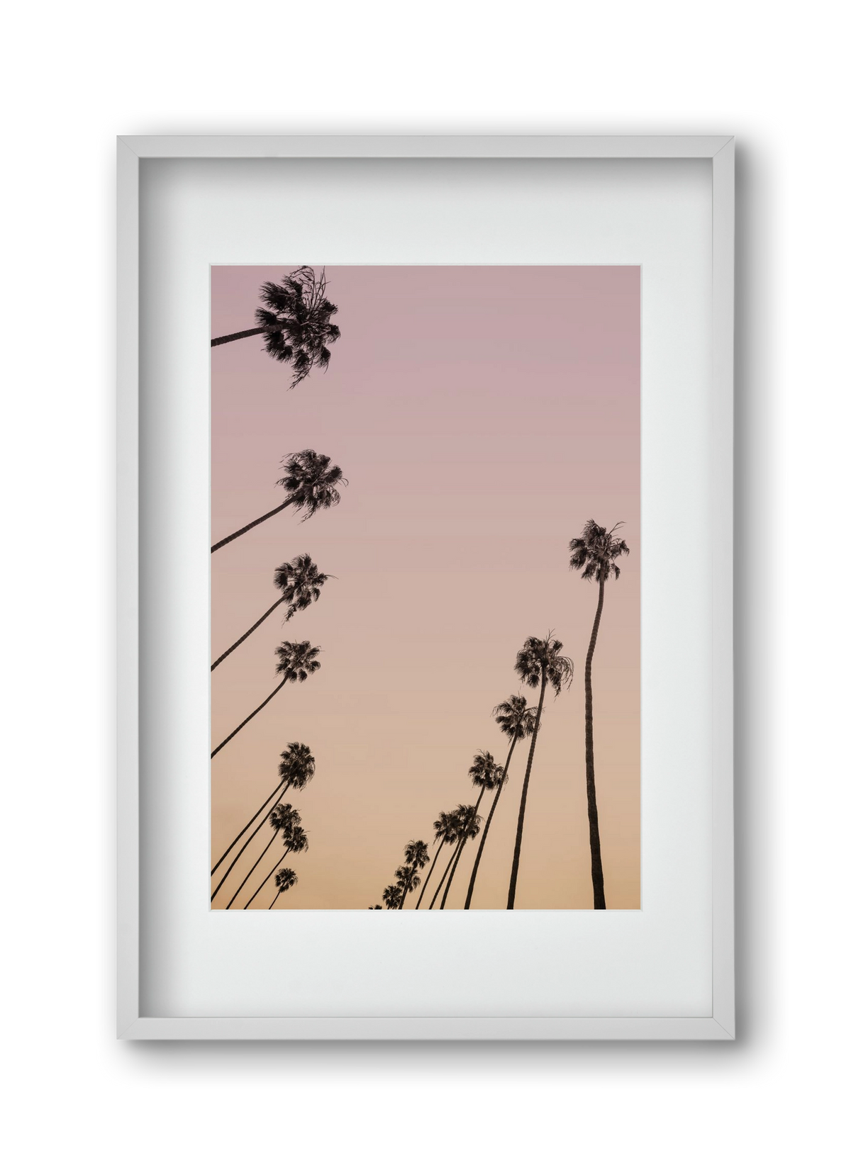 Cali Cathedrals II., 30x45 cm (20x30 cm), Fehér keret, paszpartuval