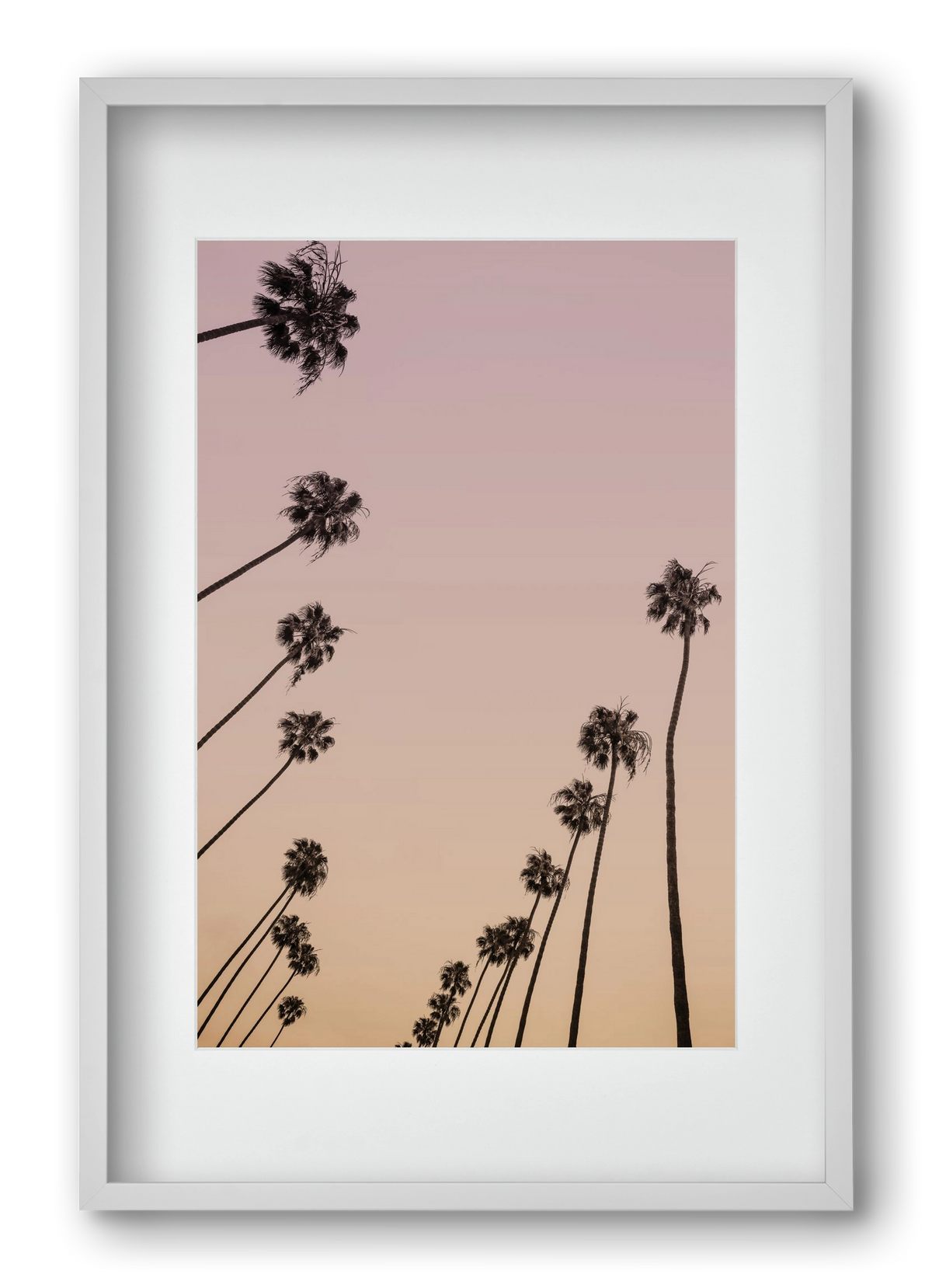 Cali Cathedrals II., 40x60 cm (30x45 cm), Fehér keret, paszpartuval