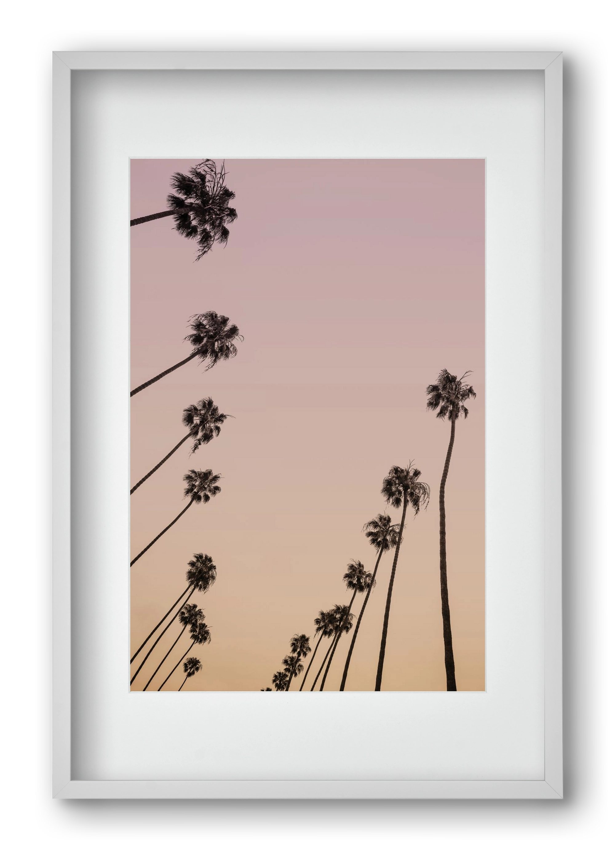 Cali Cathedrals II., 40x60 cm (30x45 cm), Fehér keret, paszpartuval