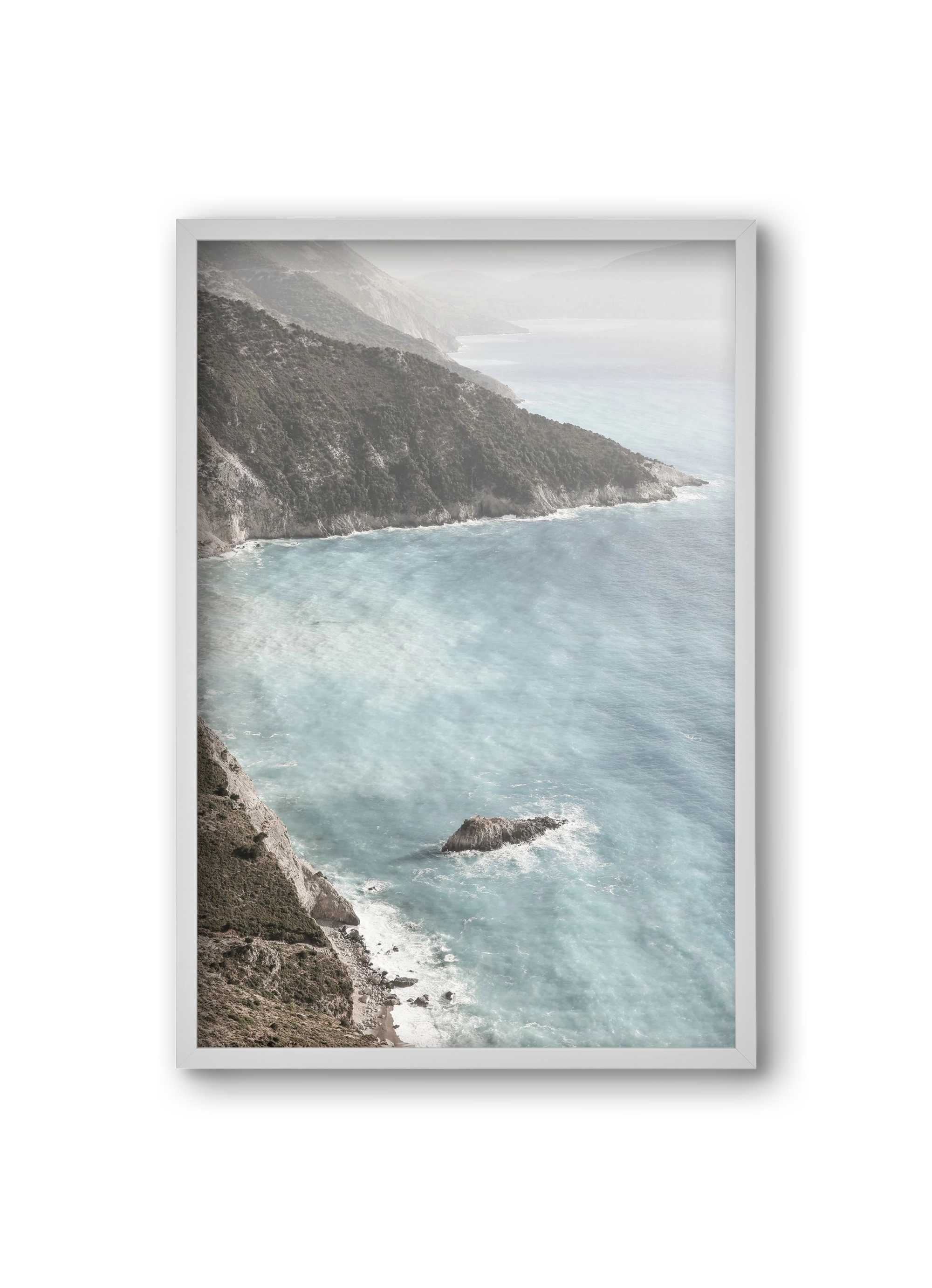 Castles in the sand, 20x30 cm (20x30 cm), Fehér keret