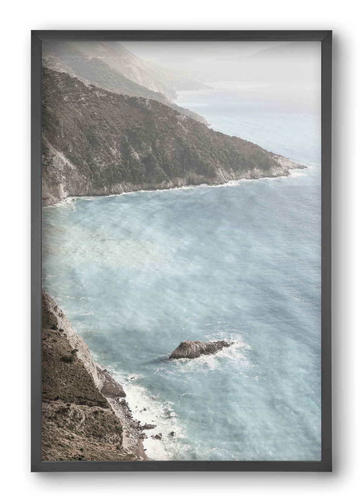 Castles in the sand, 40x60 cm (40x60 cm), Fekete keret