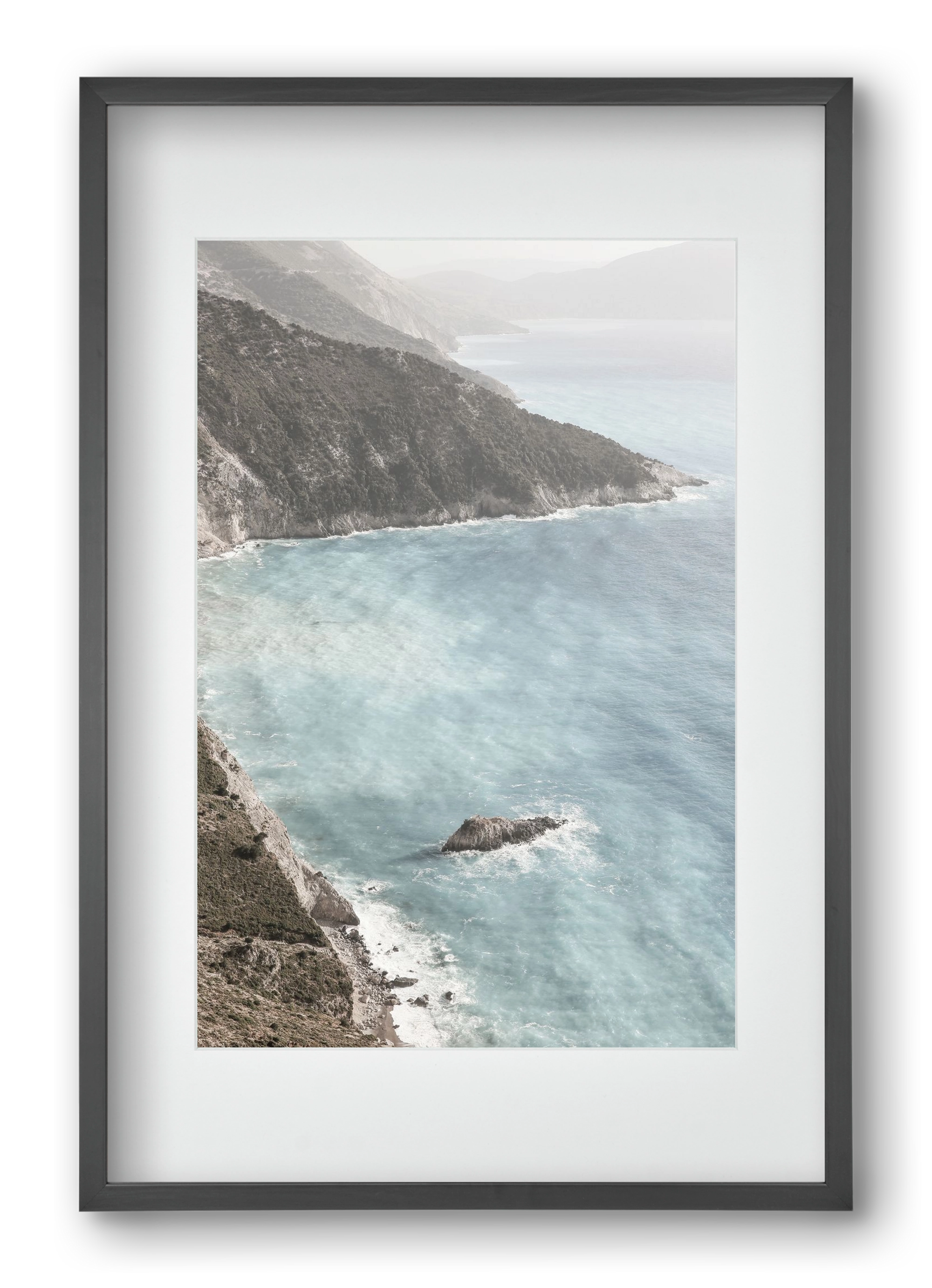 Castles in the sand, 40x60 cm (30x45 cm), Fekete keret, paszpartuval