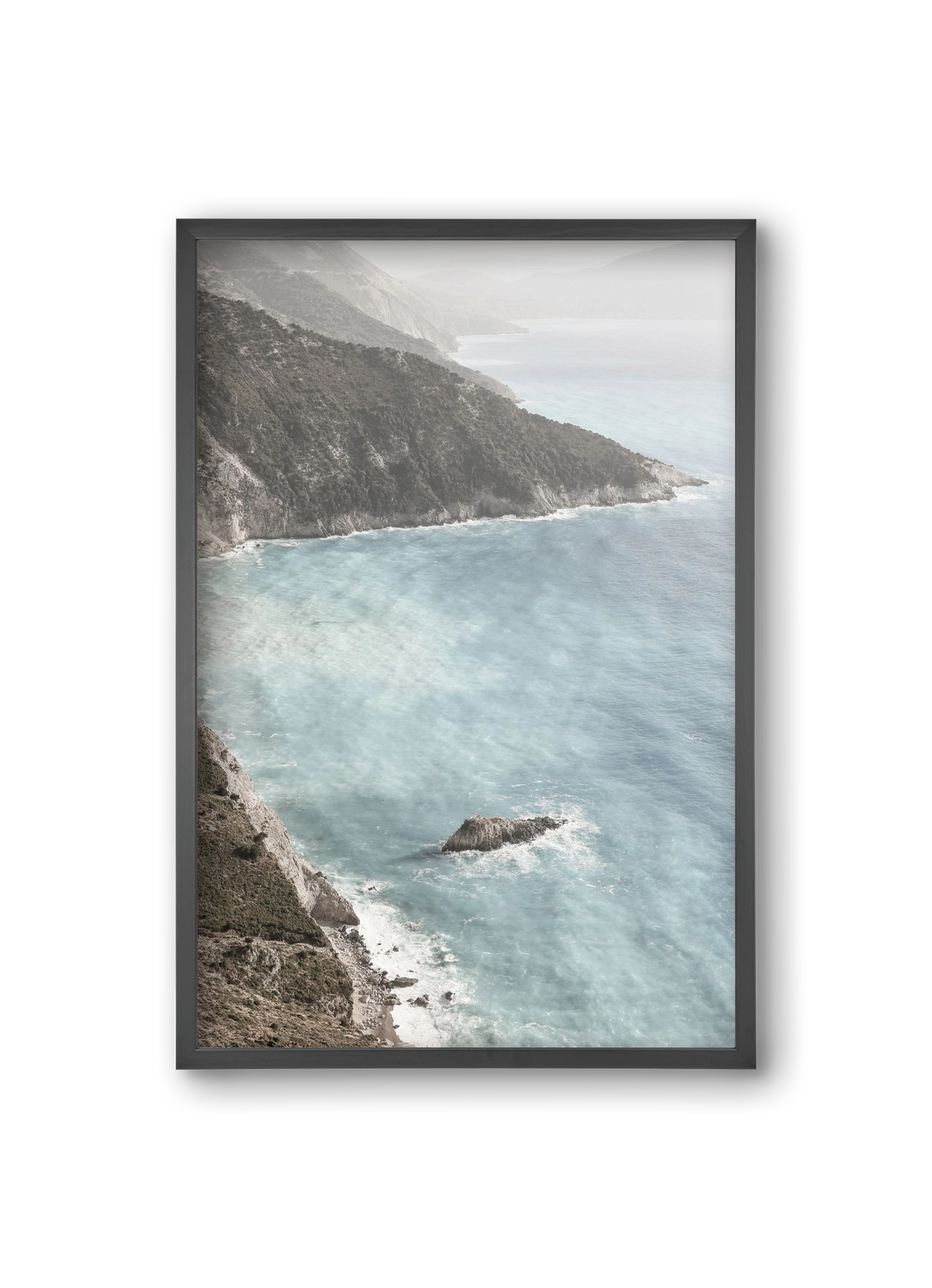 Castles in the sand, 20x30 cm (20x30 cm), Fekete keret