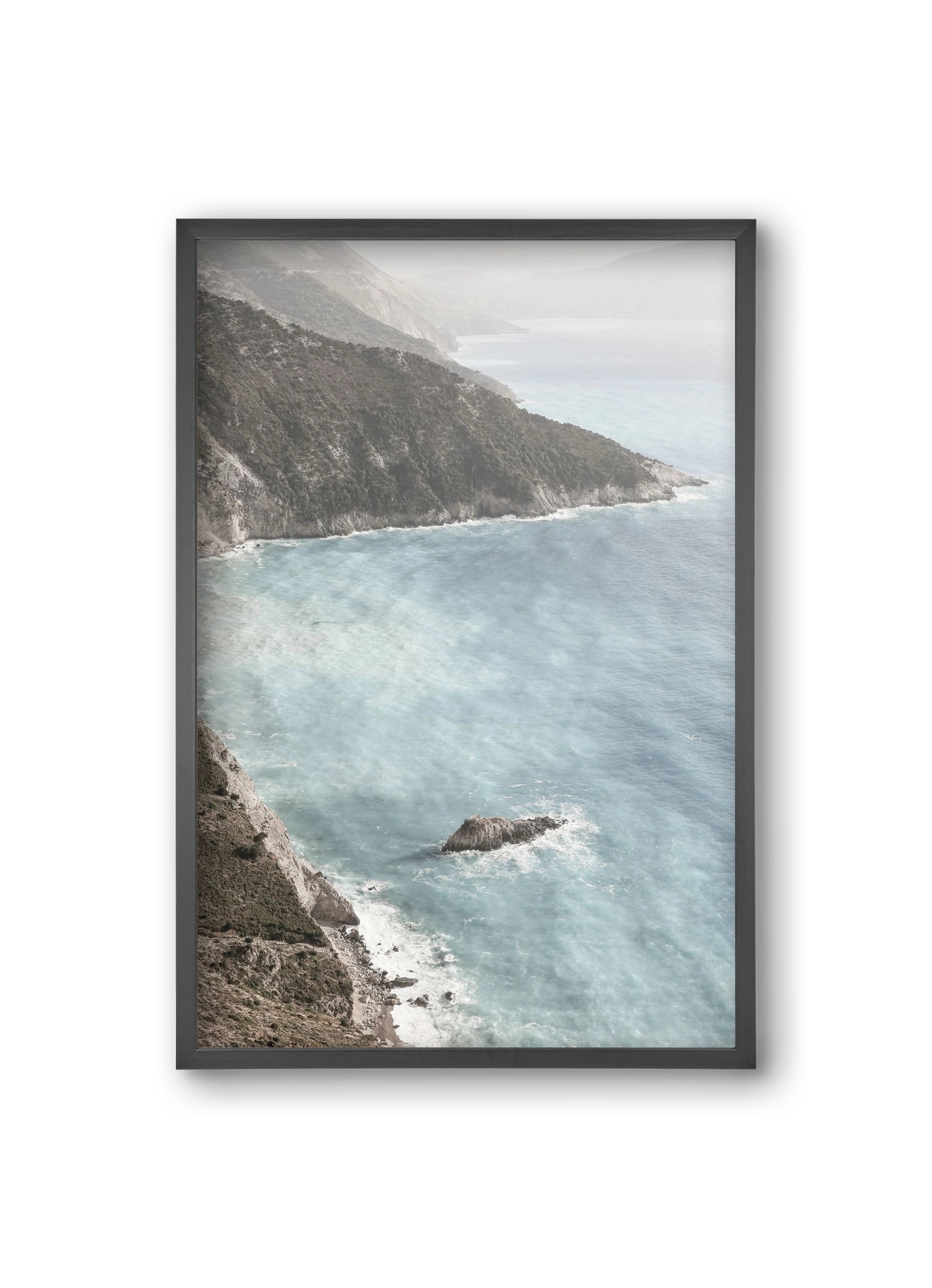 Castles in the sand, 20x30 cm (20x30 cm), Fekete keret