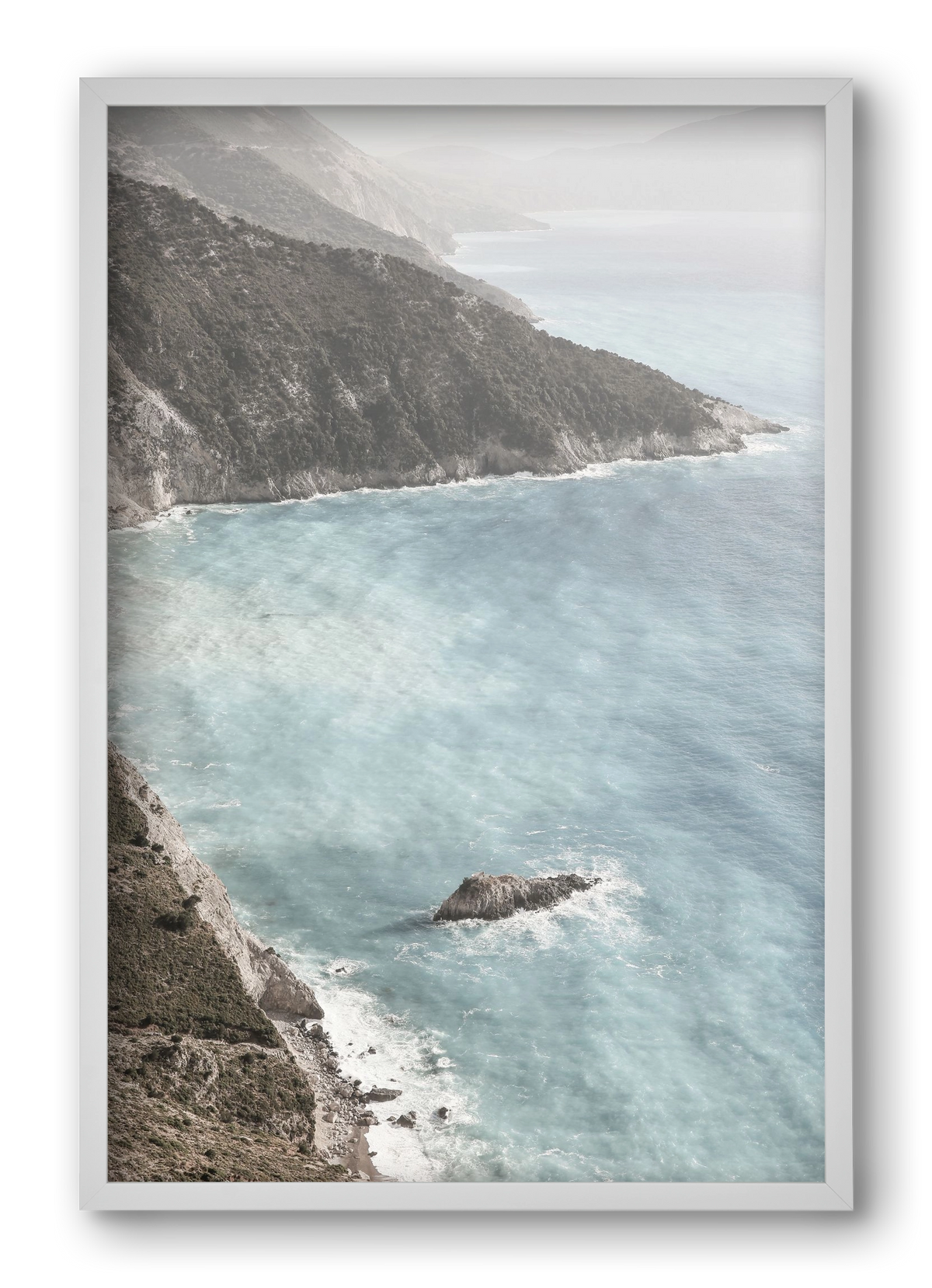 Castles in the sand, 40x60 cm (40x60 cm), Fehér keret