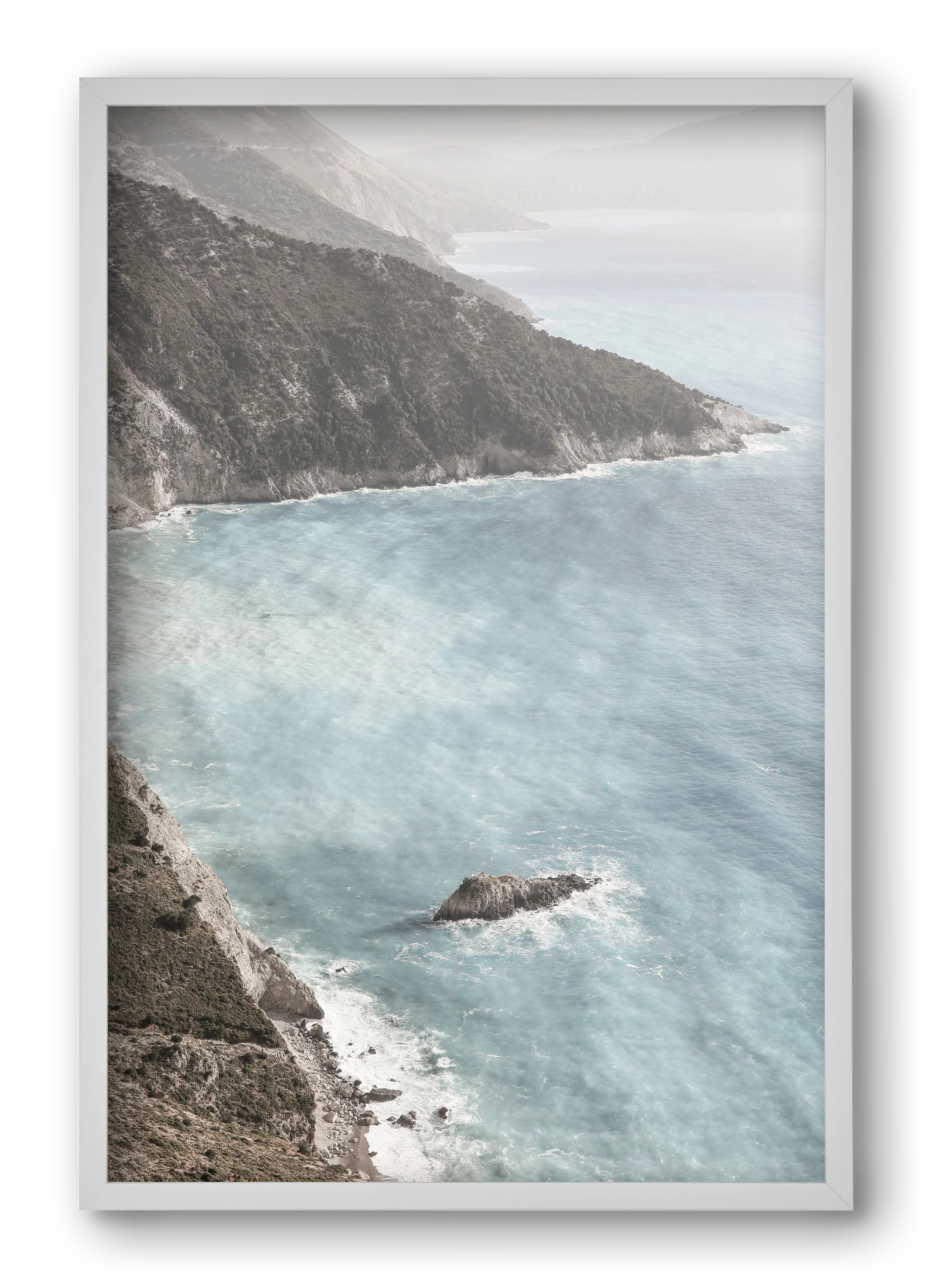 Castles in the sand, 40x60 cm (40x60 cm), Fehér keret