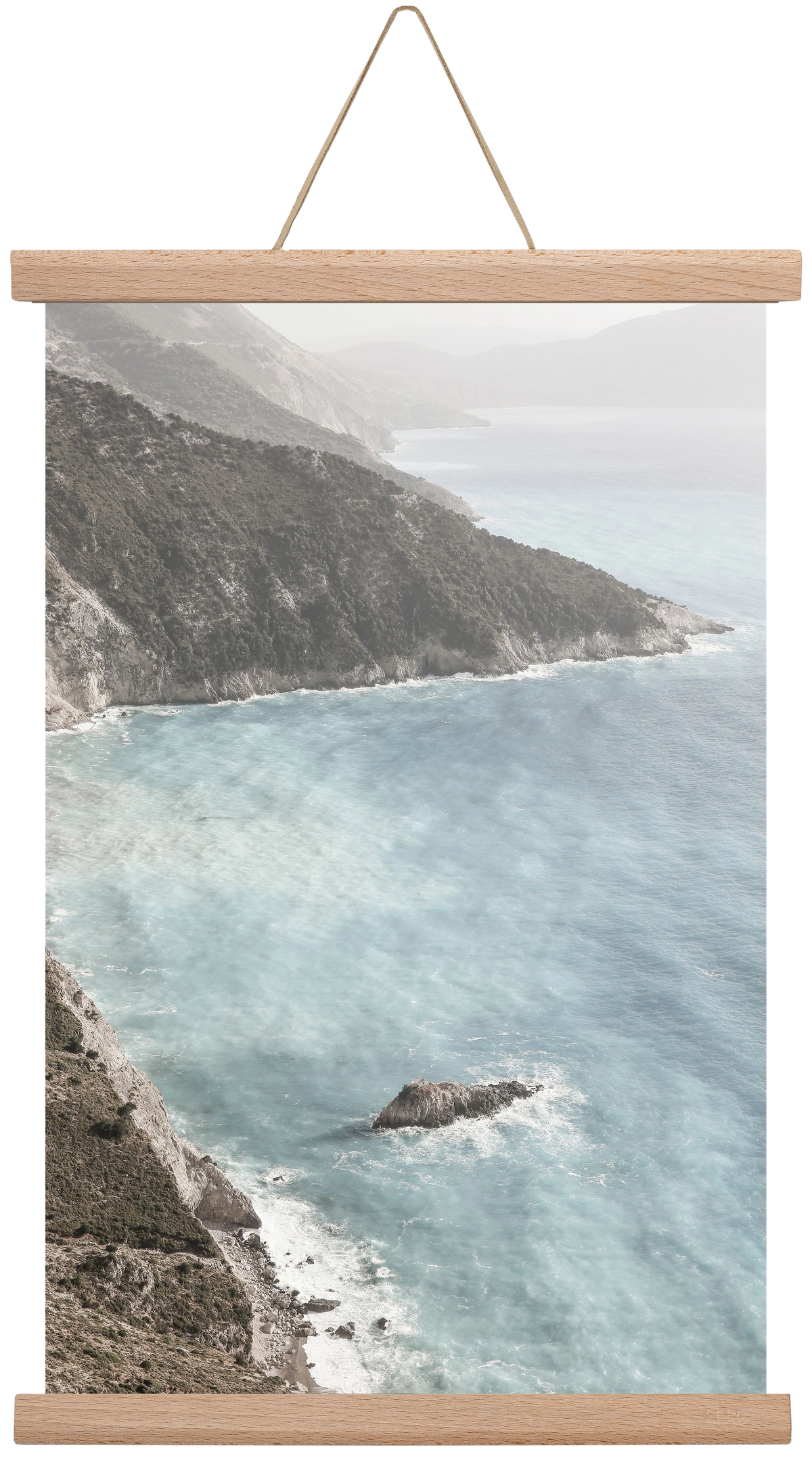 Castles in the sand, 30x45 cm (30x45 cm), Tölgy akasztó
