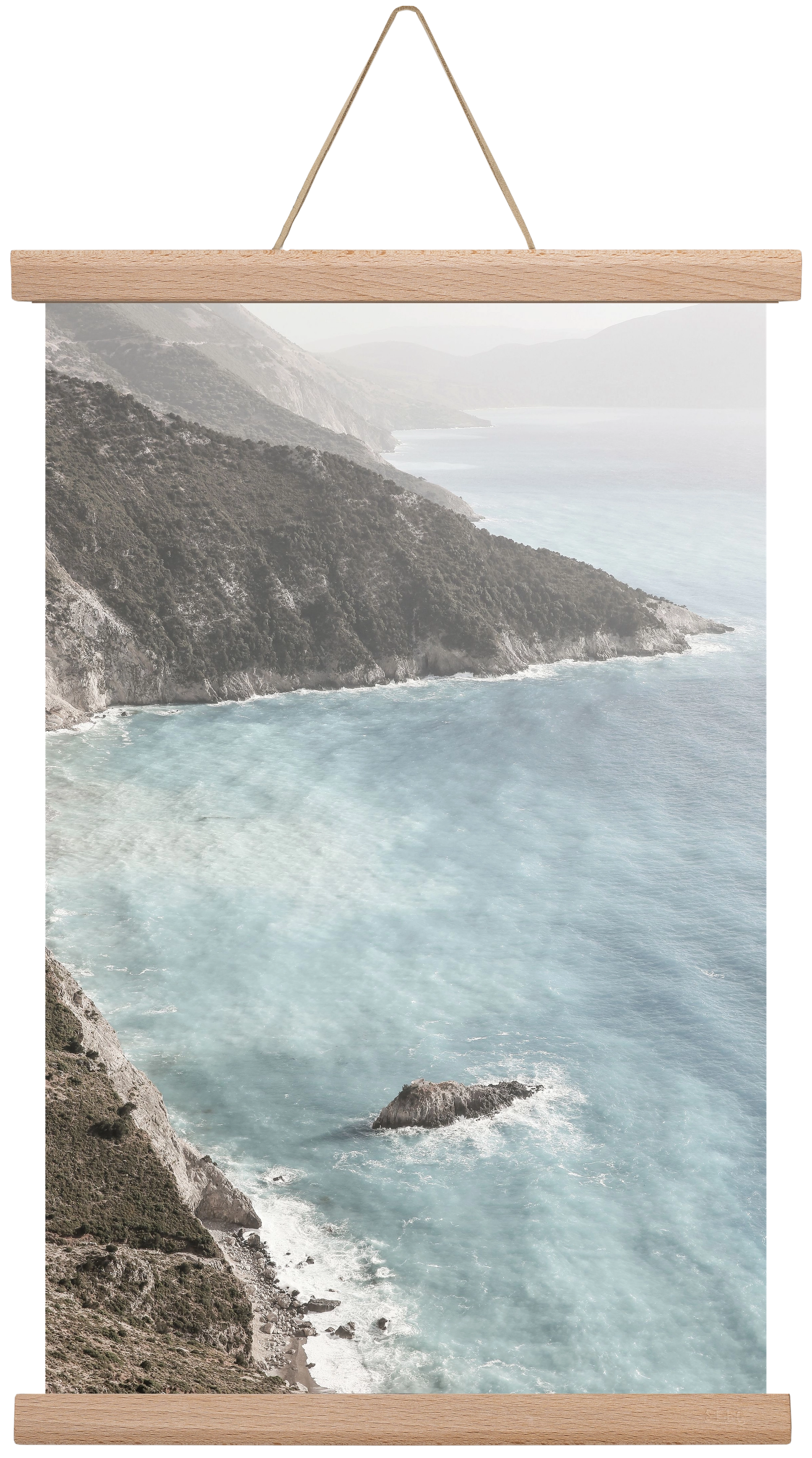Castles in the sand, 30x45 cm (30x45 cm), Tölgy akasztó