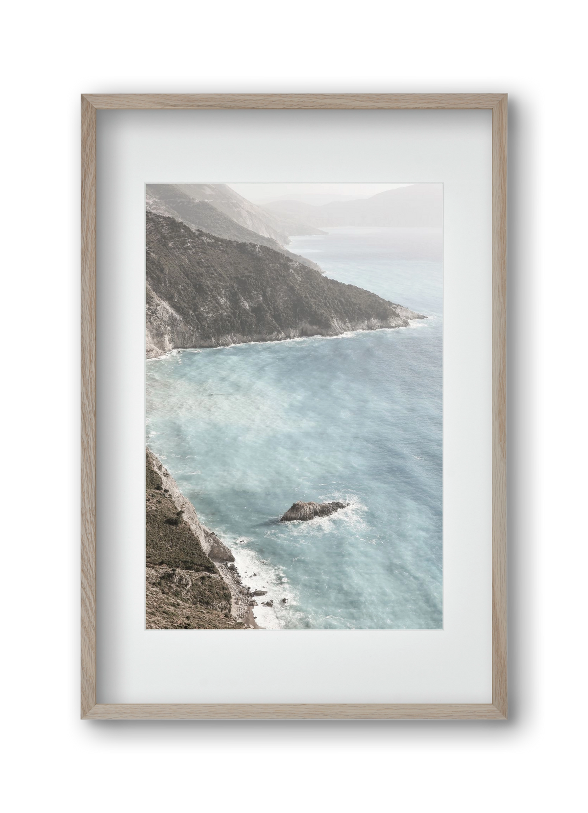 Castles in the sand, 30x45 cm (20x30 cm), Tölgy keret, paszpartuval