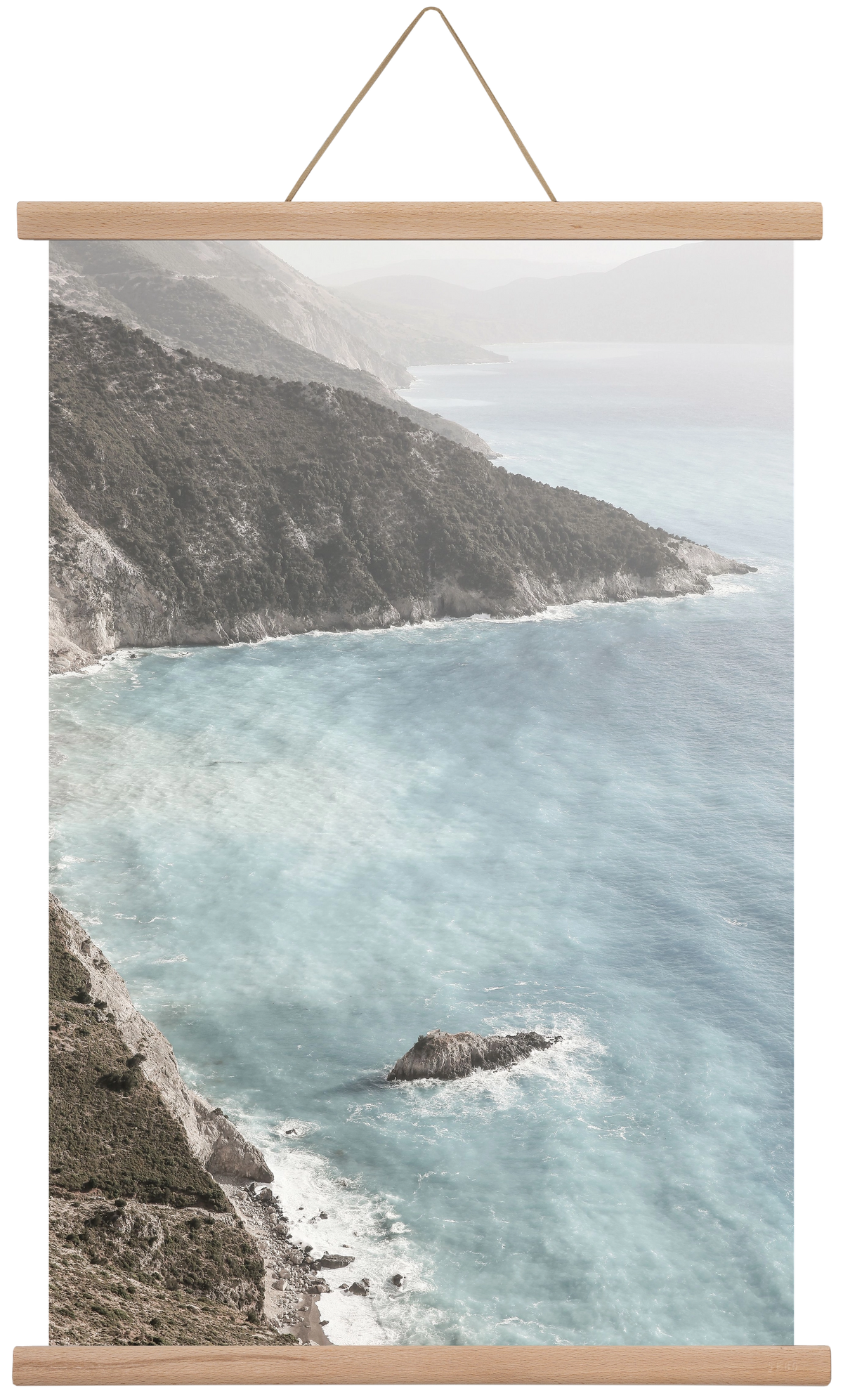 Castles in the sand, 40x60 cm (40x60 cm), Tölgy akasztó