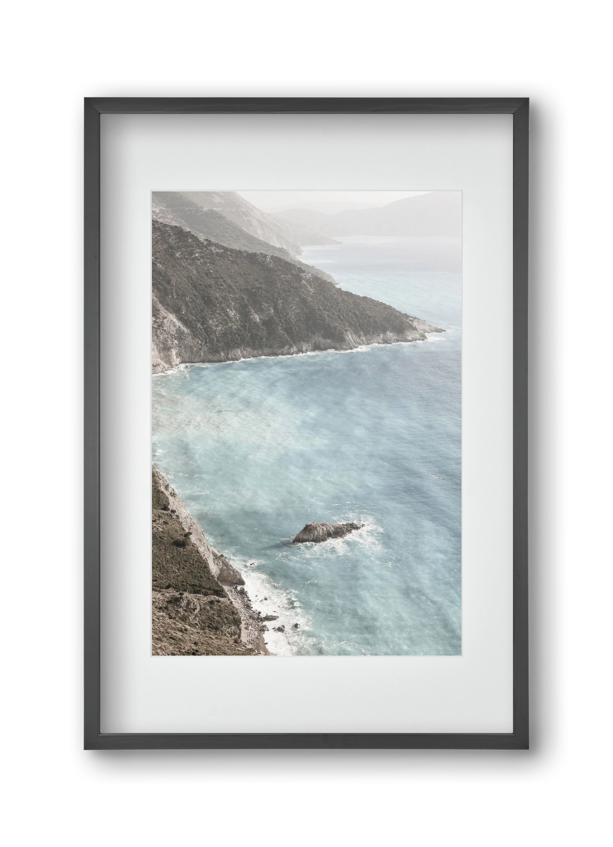 Castles in the sand, 30x45 cm (20x30 cm), Fekete keret, paszpartuval