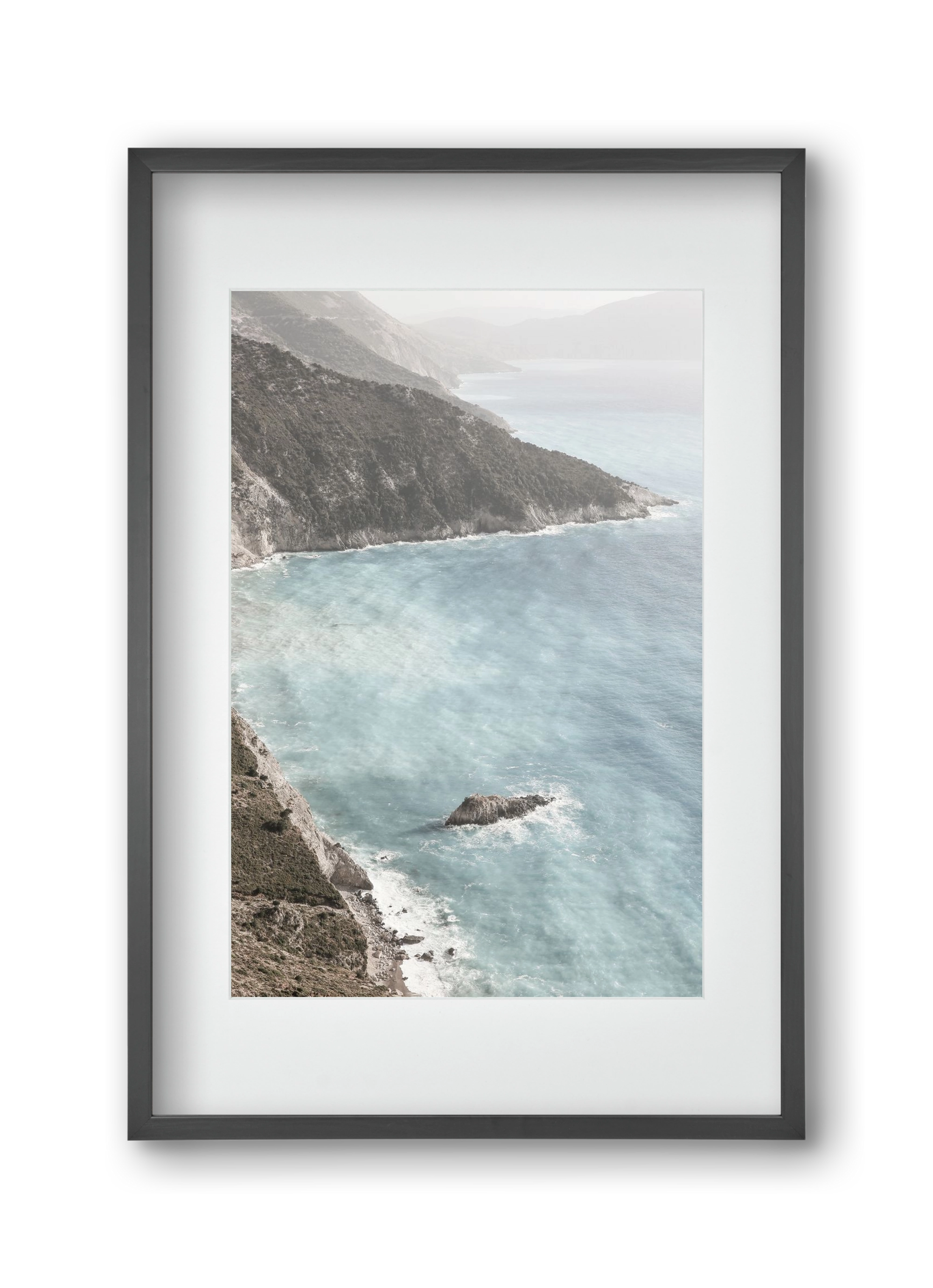 Castles in the sand, 30x45 cm (20x30 cm), Fekete keret, paszpartuval