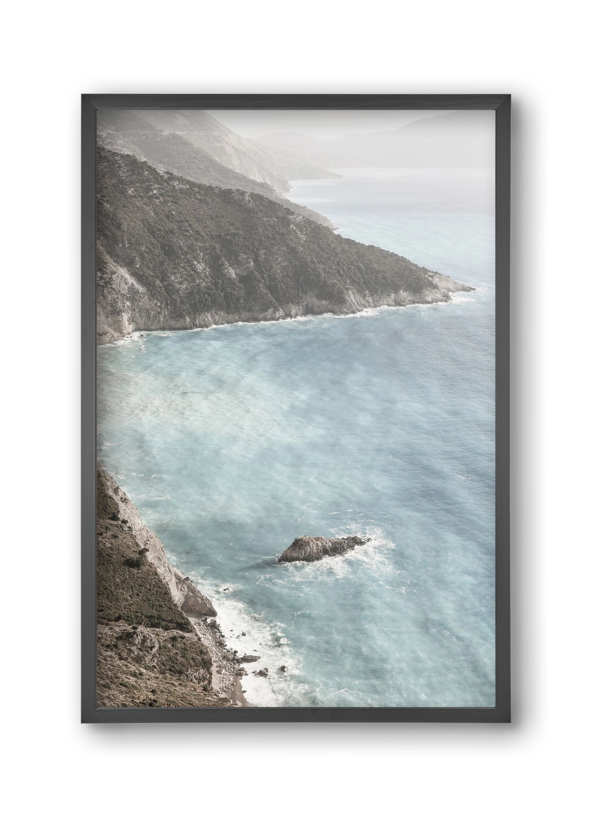 Castles in the sand, 30x45 cm (30x45 cm), Fekete keret