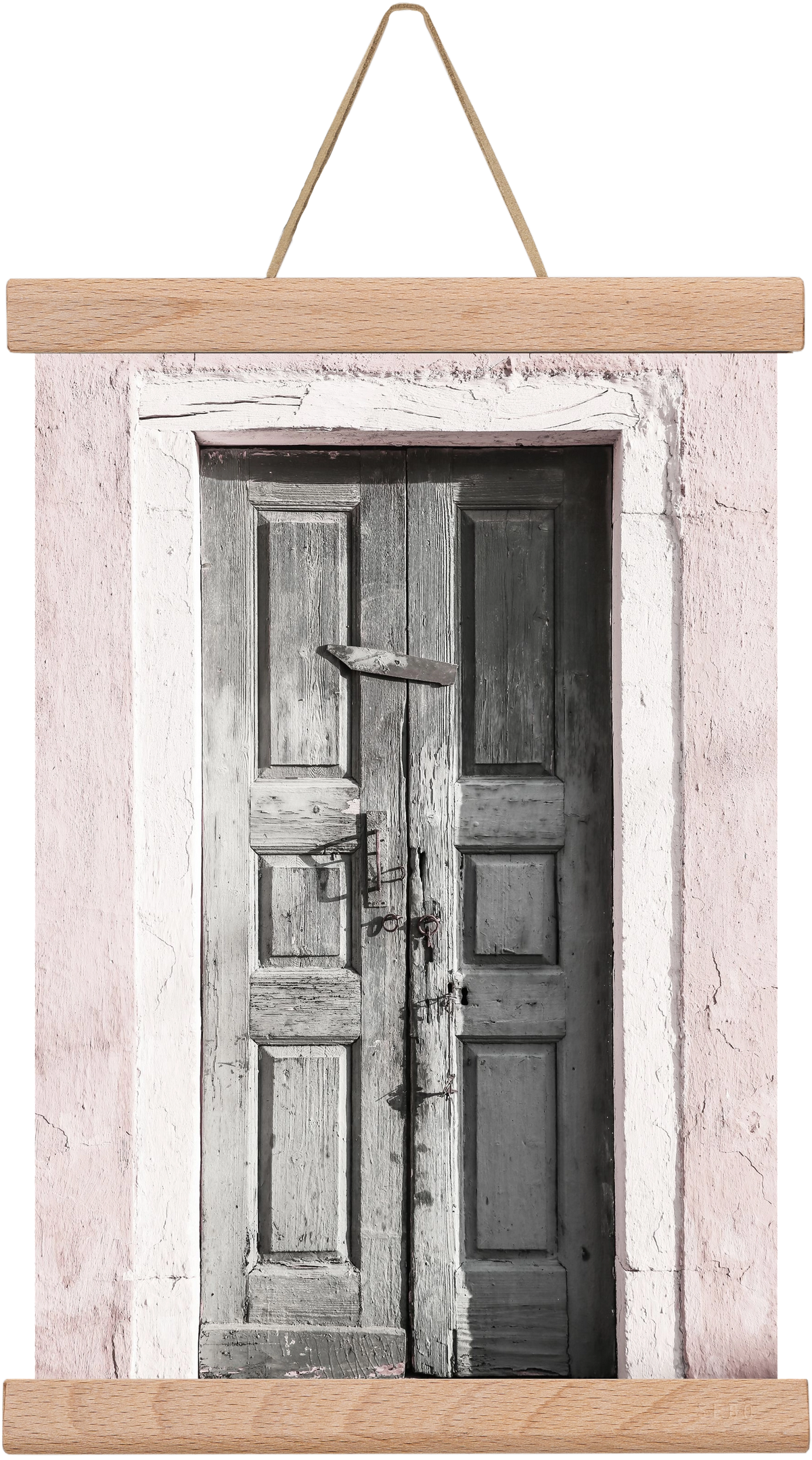 Door to Assos, 20x30 cm (20x30 cm), Tölgy akasztó