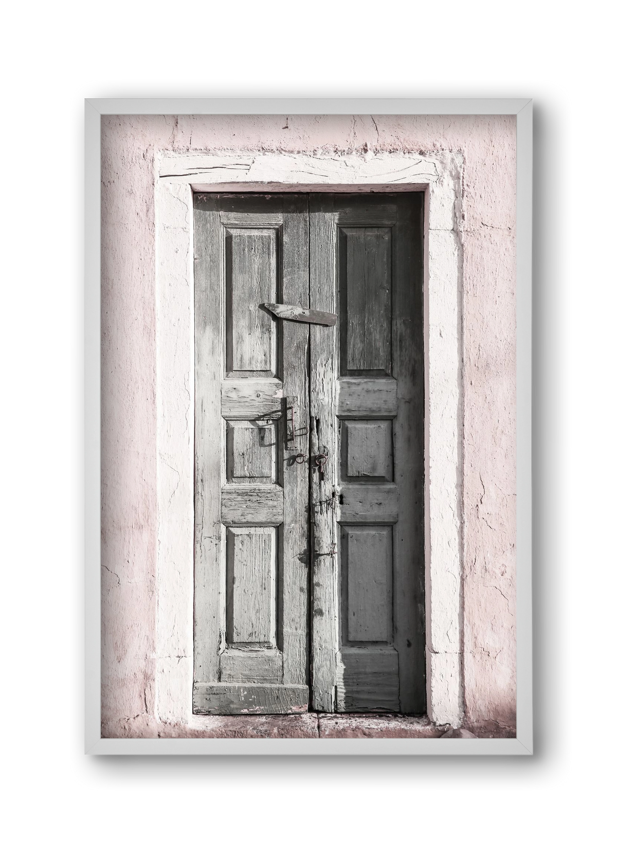 Door to Assos, 30x45 cm (30x45 cm), Fehér keret