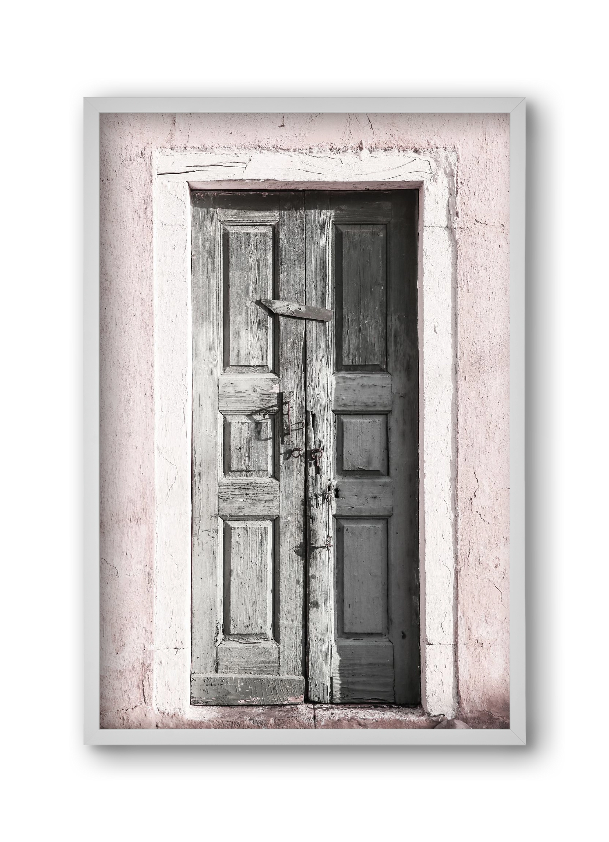 Door to Assos, 30x45 cm (30x45 cm), Fehér keret