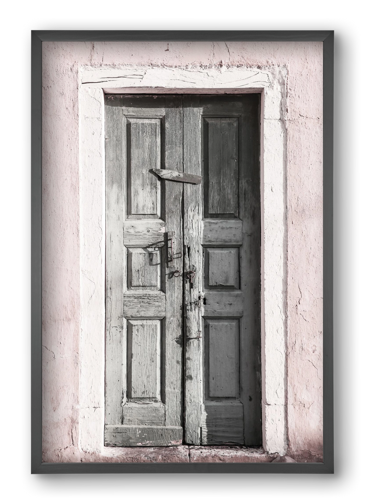 Door to Assos, 40x60 cm (40x60 cm), Fekete keret