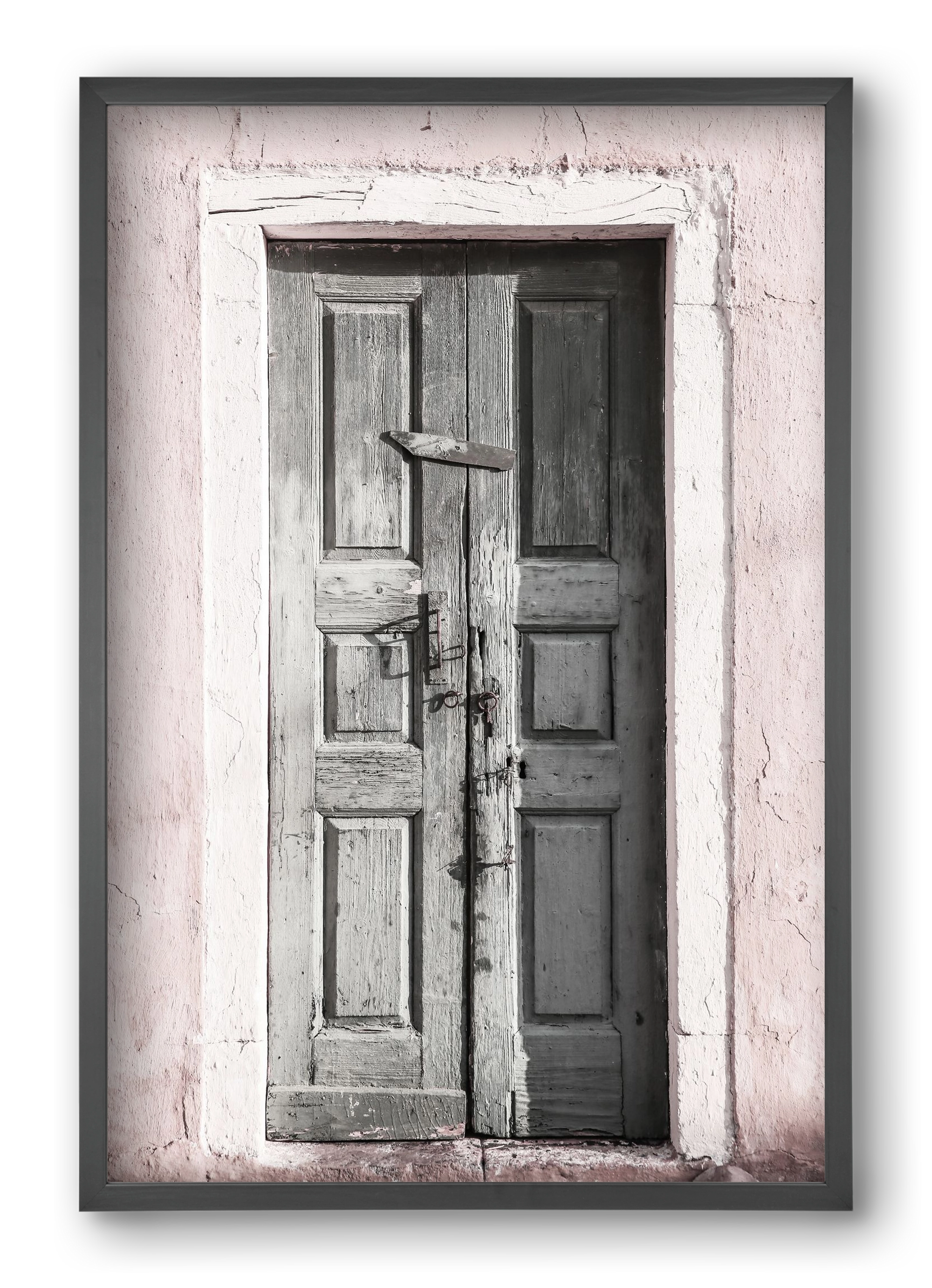 Door to Assos, 40x60 cm (40x60 cm), Fekete keret