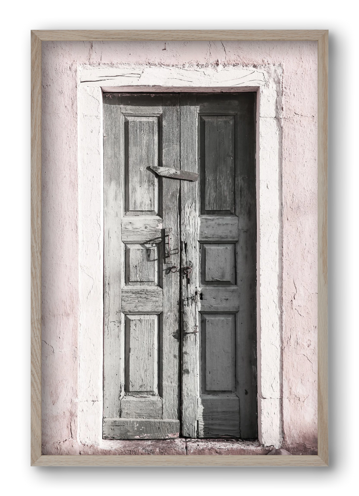 Door to Assos, 40x60 cm (40x60 cm), Tölgy keret
