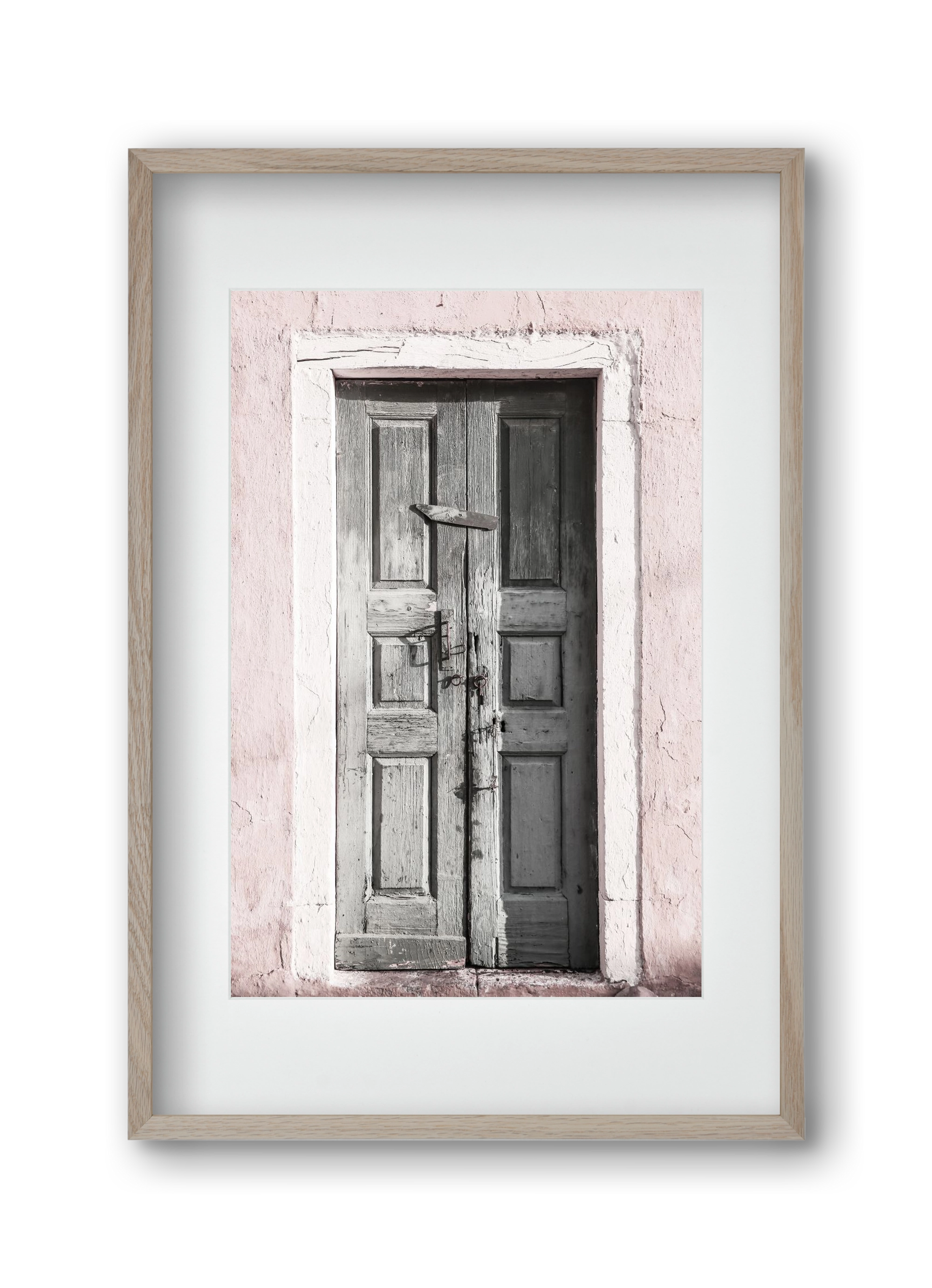 Door to Assos, 30x45 cm (20x30 cm), Tölgy keret, paszpartuval