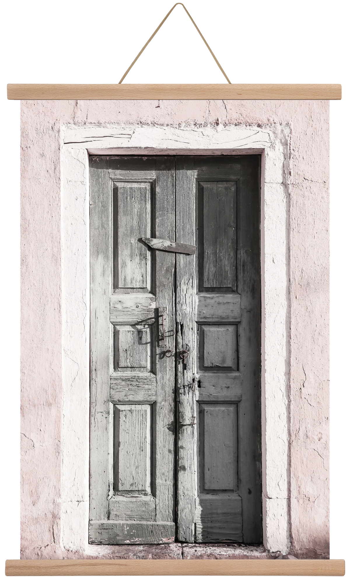 Door to Assos, 40x60 cm (40x60 cm), Tölgy akasztó