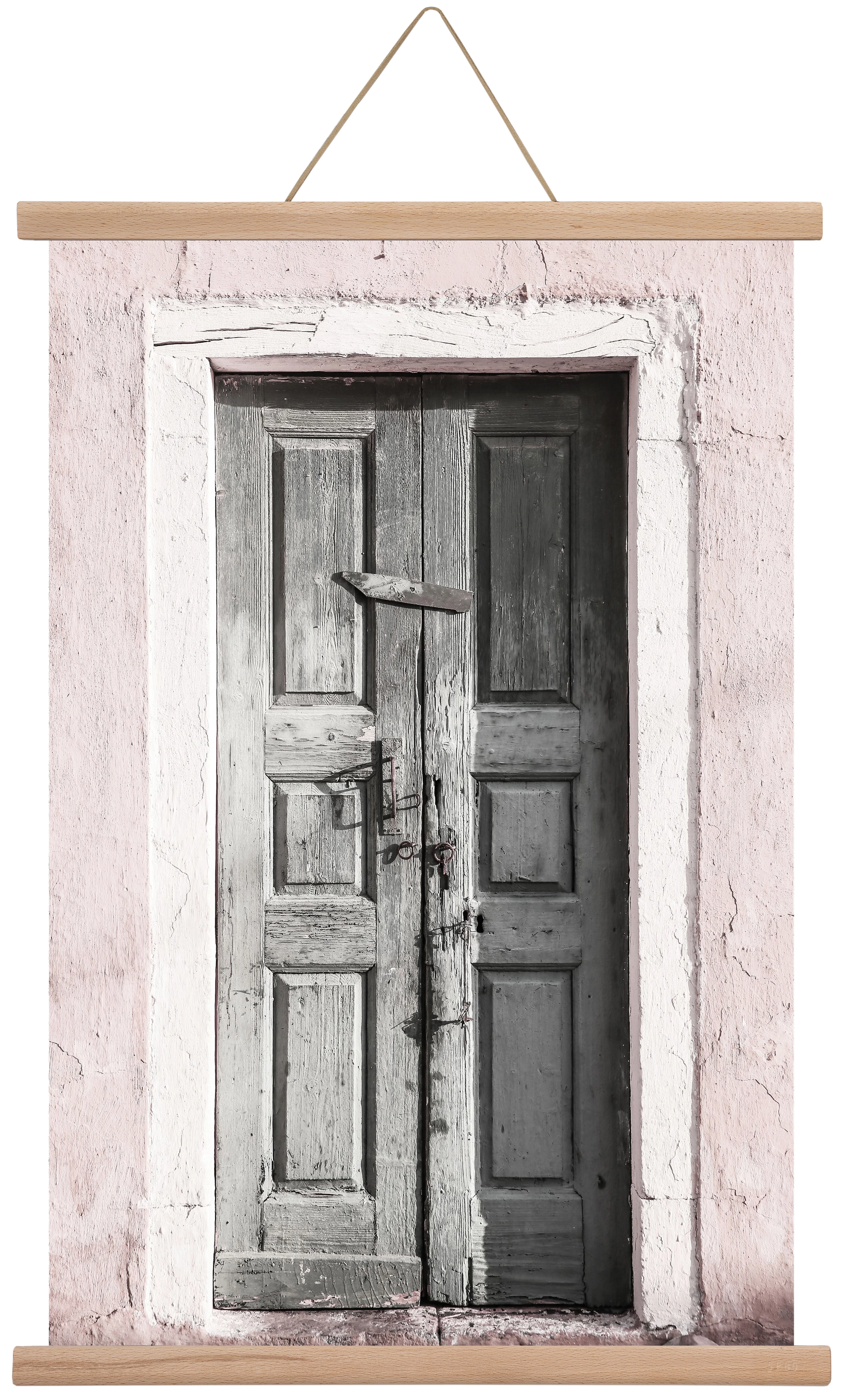 Door to Assos, 40x60 cm (40x60 cm), Tölgy akasztó