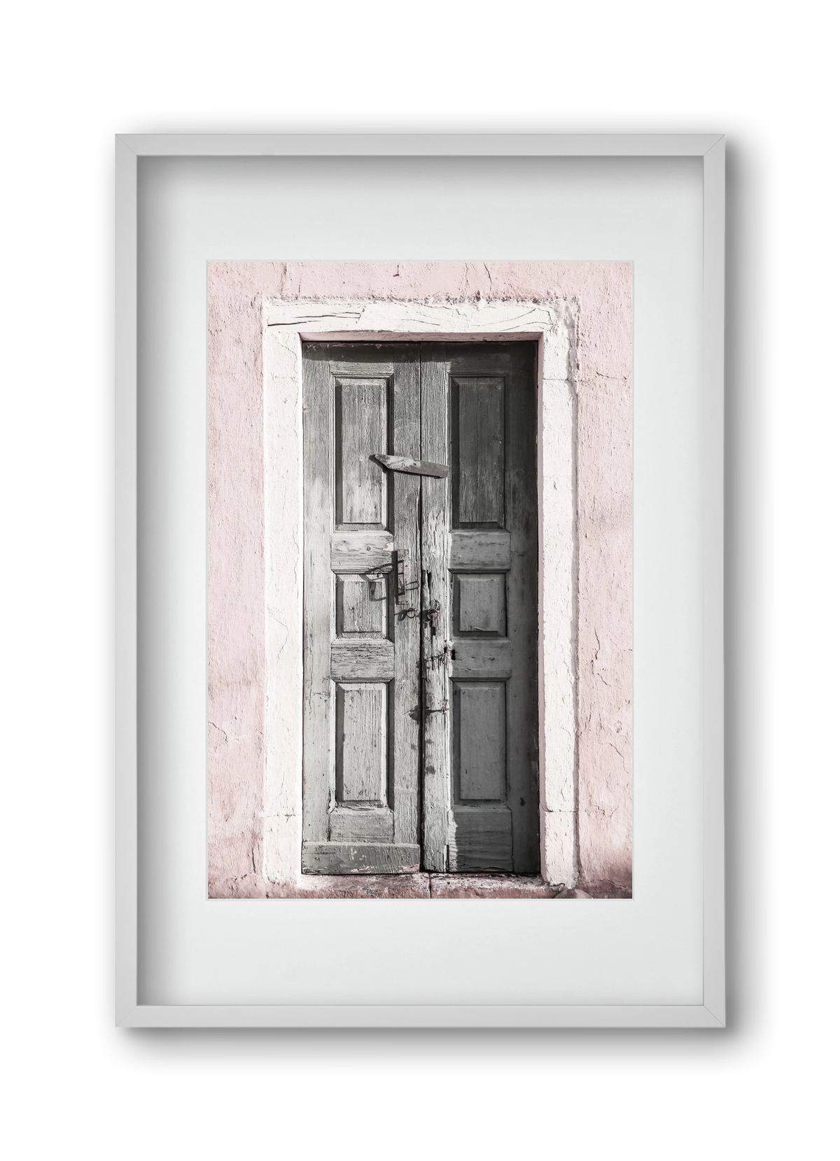 Door to Assos, 30x45 cm (20x30 cm), Fehér keret, paszpartuval