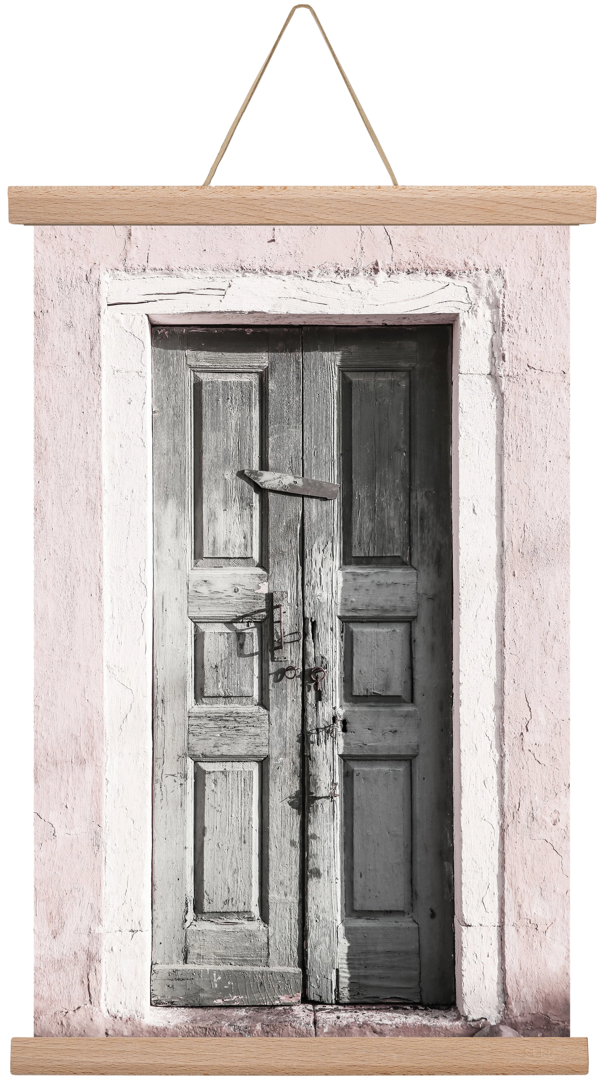 Door to Assos, 30x45 cm (30x45 cm), Tölgy akasztó