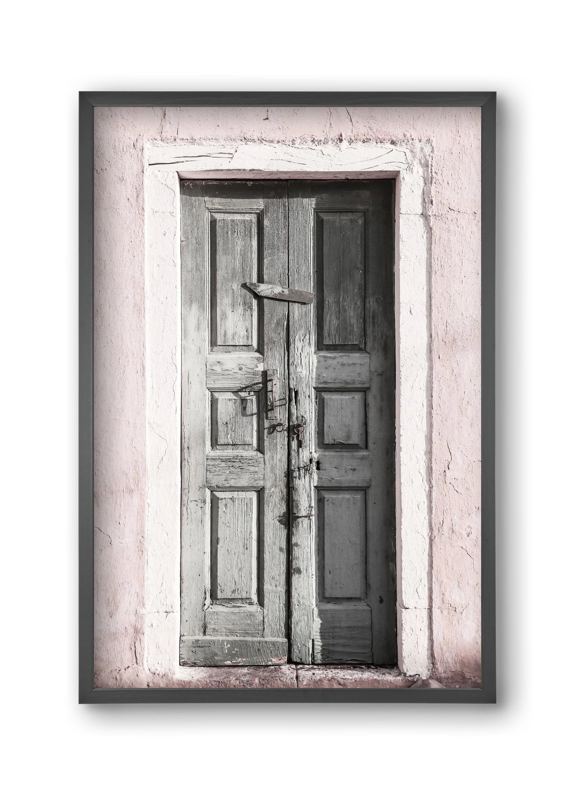 Door to Assos, 30x45 cm (30x45 cm), Fekete keret