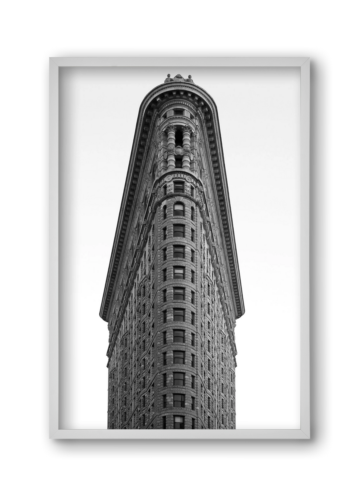 Down town, 30x45 cm (30x45 cm), Fehér keret