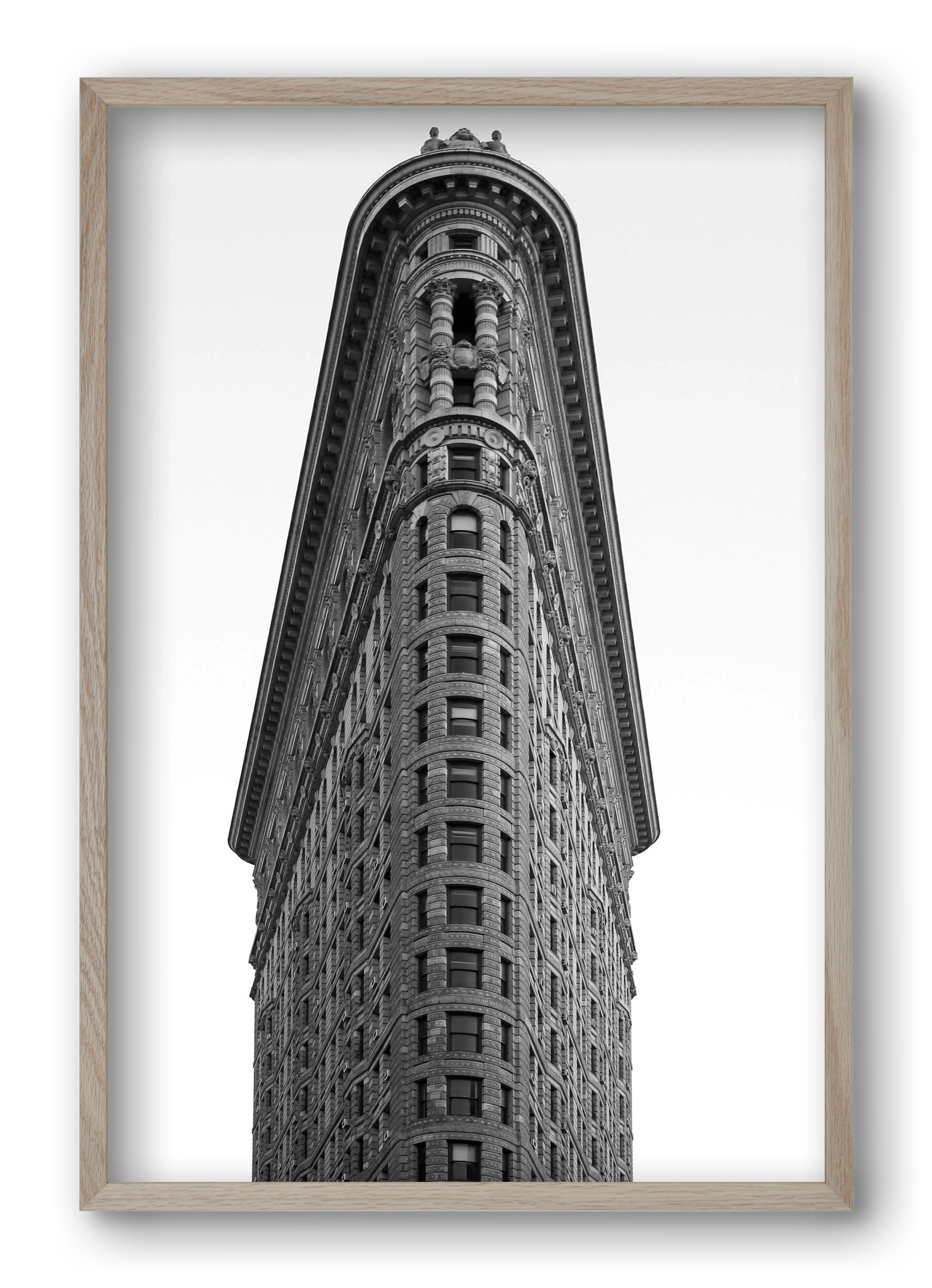 Down town, 40x60 cm (40x60 cm), Tölgy keret