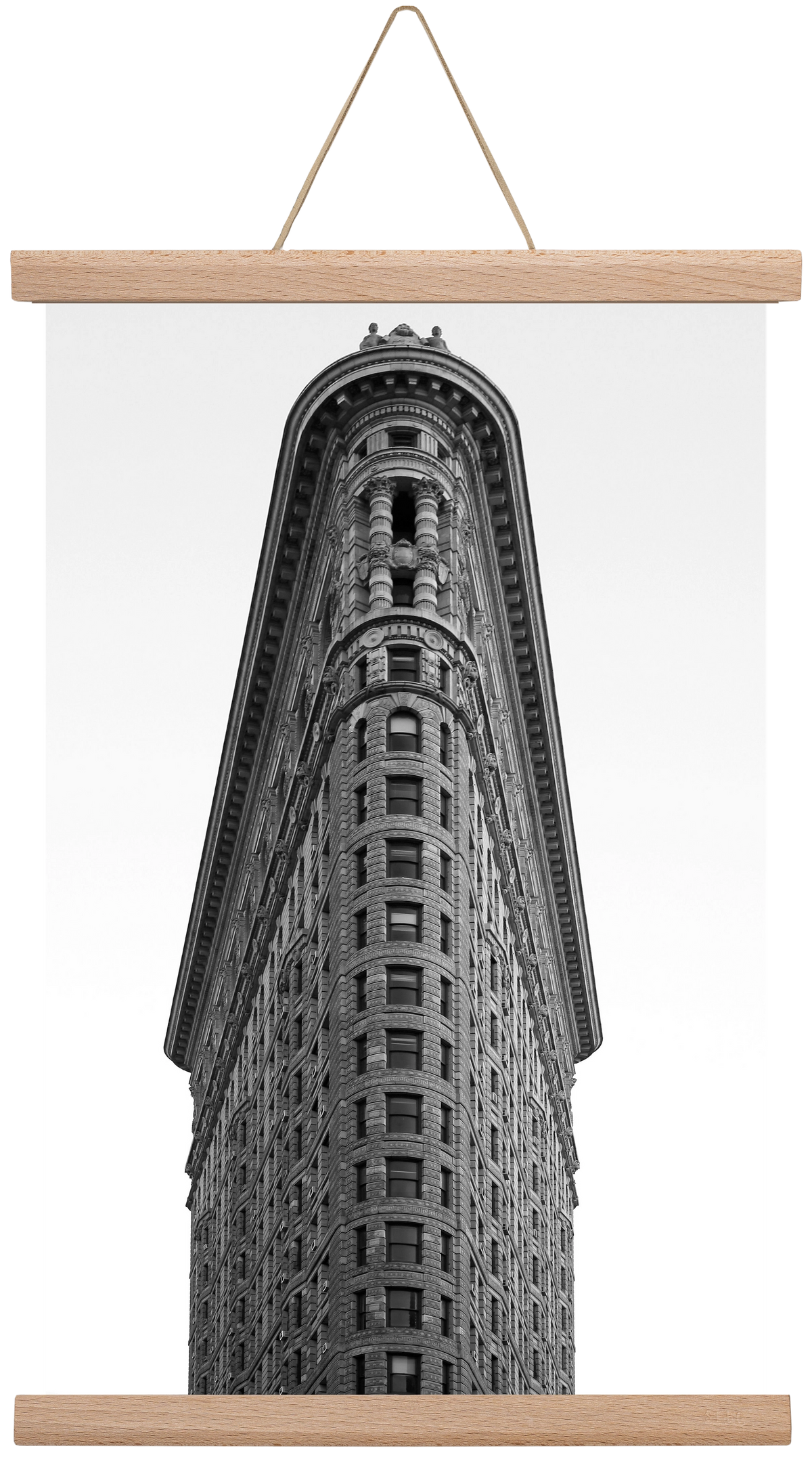 Down town, 30x45 cm (30x45 cm), Tölgy akasztó