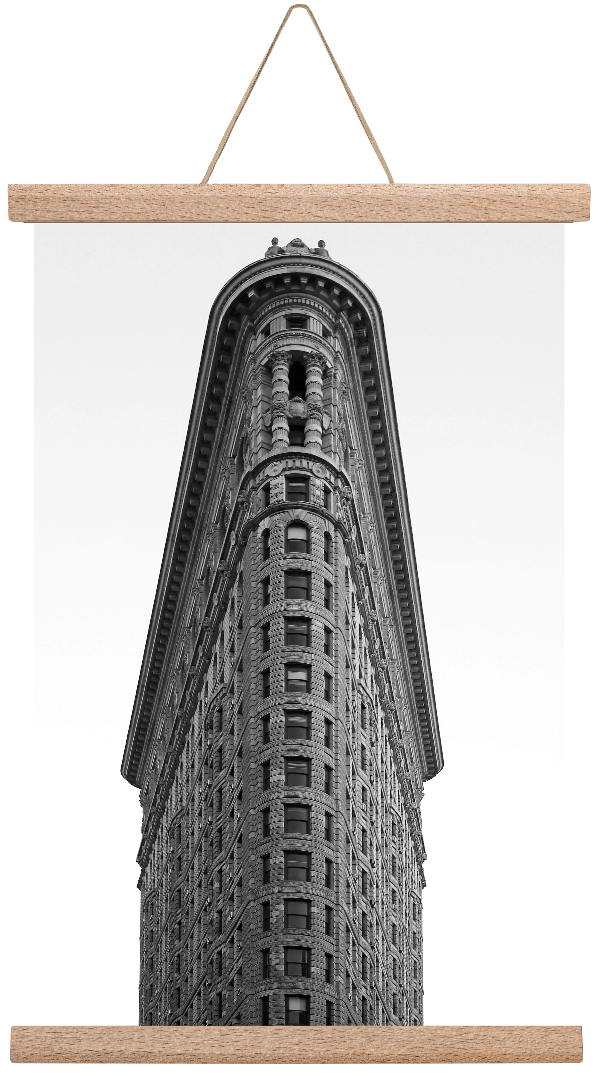 Down town, 30x45 cm (30x45 cm), Tölgy akasztó