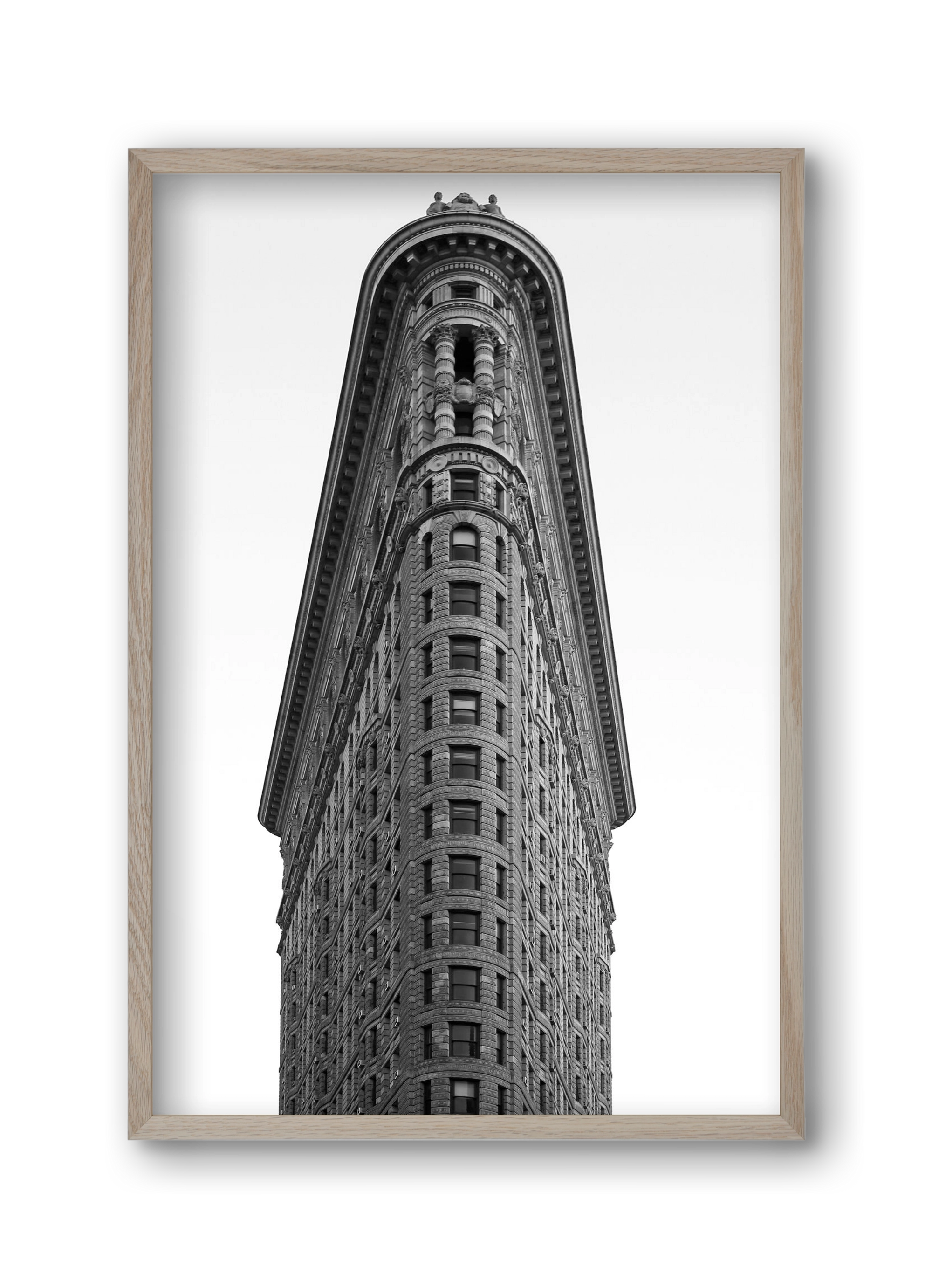 Down town, 30x45 cm (30x45 cm), Tölgy keret